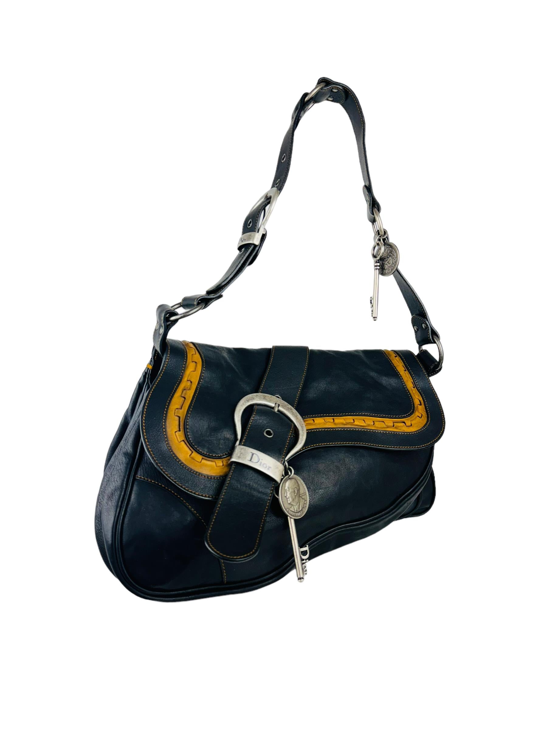 CHRISTIAN DIOR GAUCHO SADDLE BAG 