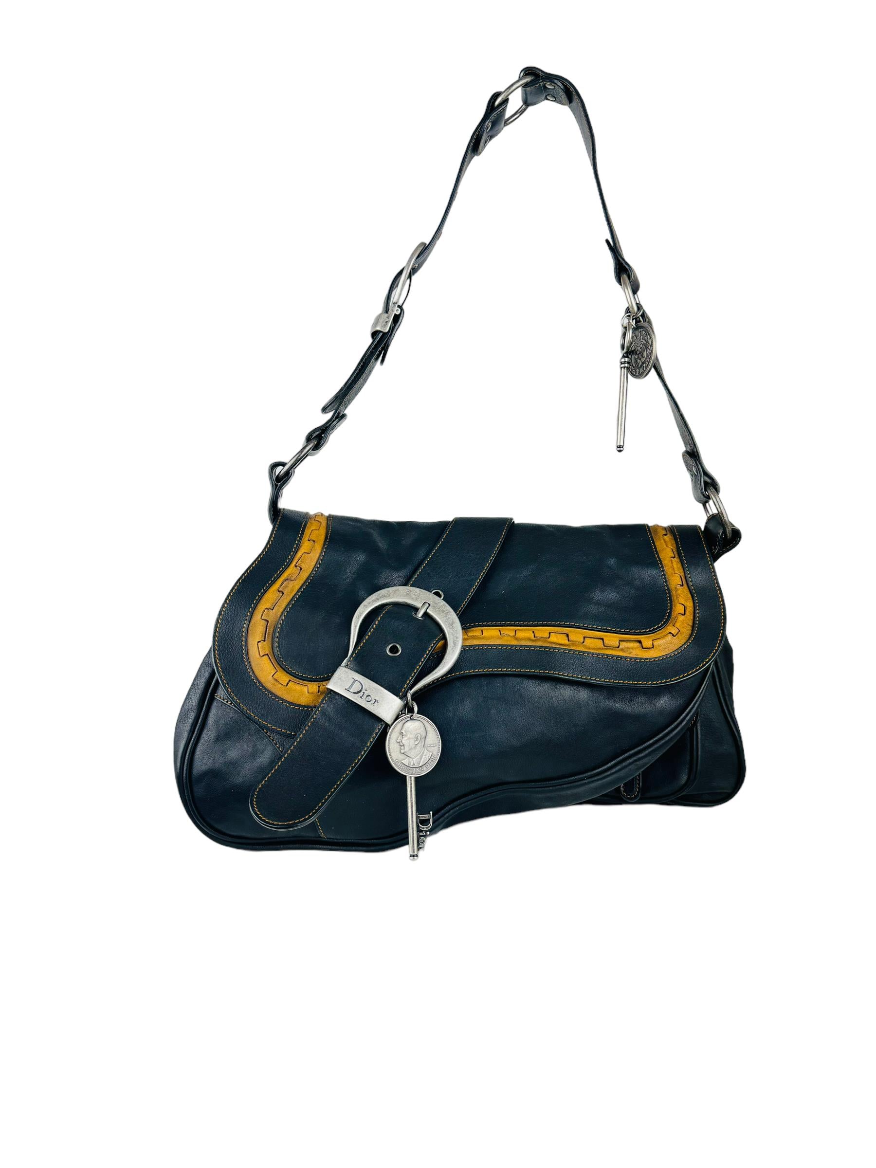 CHRISTIAN DIOR GAUCHO SADDLE BAG 
