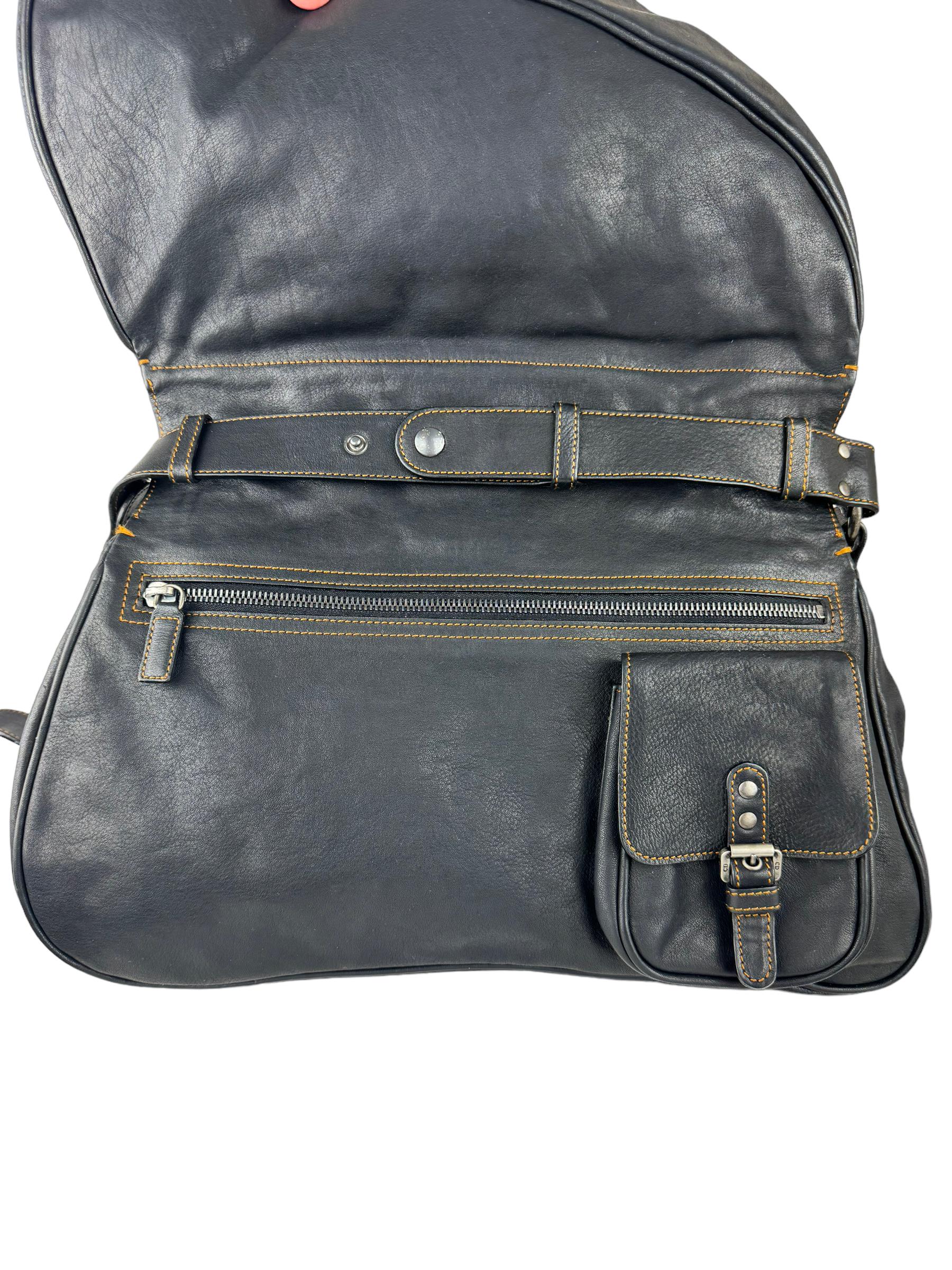 CHRISTIAN DIOR GAUCHO SADDLE BAG 