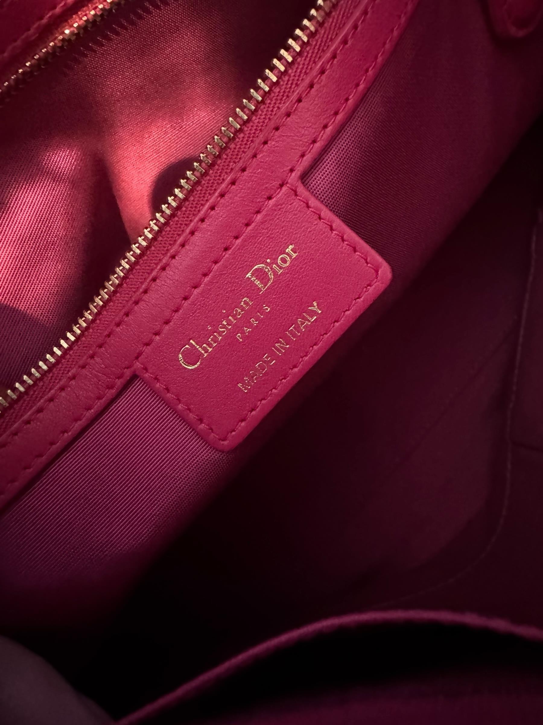 CHRISTIAN DIOR GRANVILLE PINK CANNAGE TOTE BAG