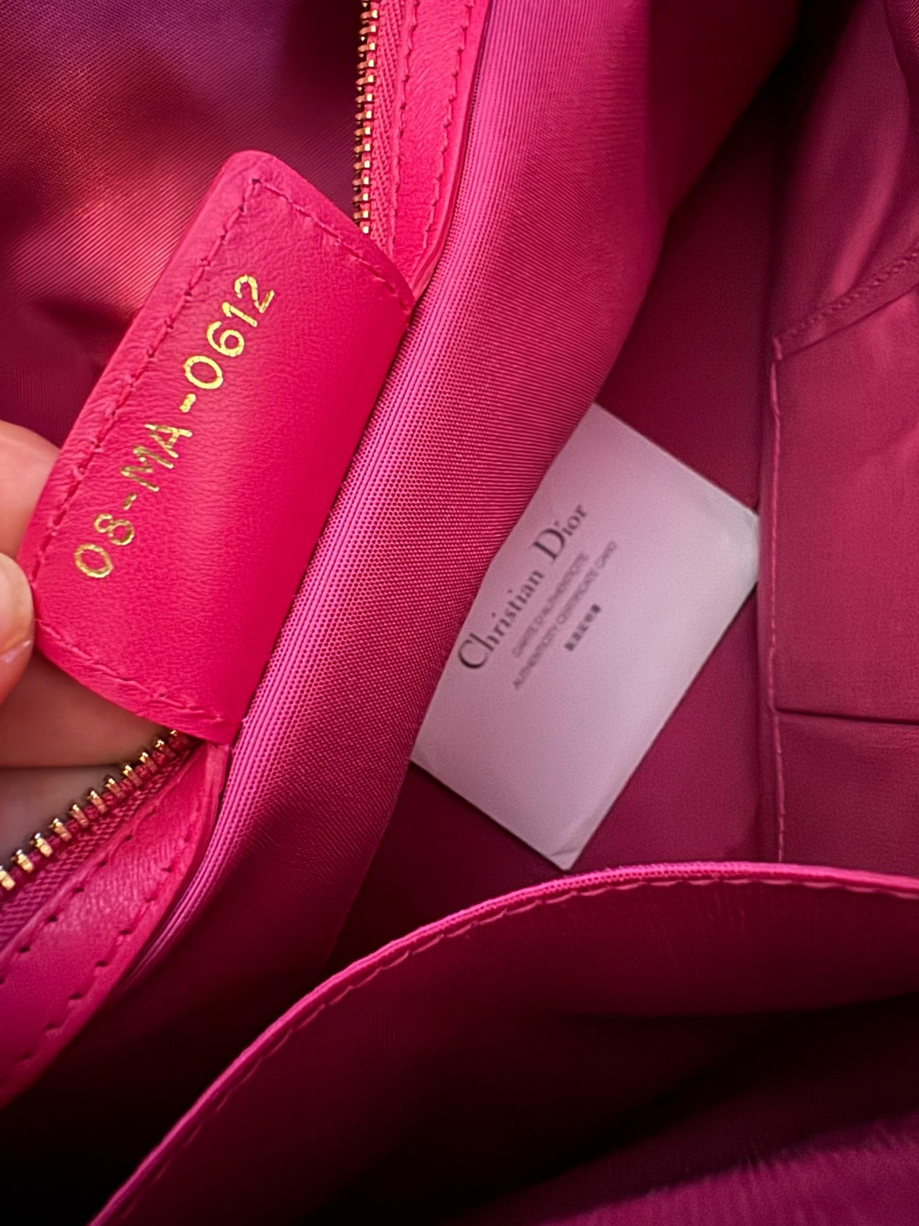 CHRISTIAN DIOR GRANVILLE PINK CANNAGE TOTE BAG