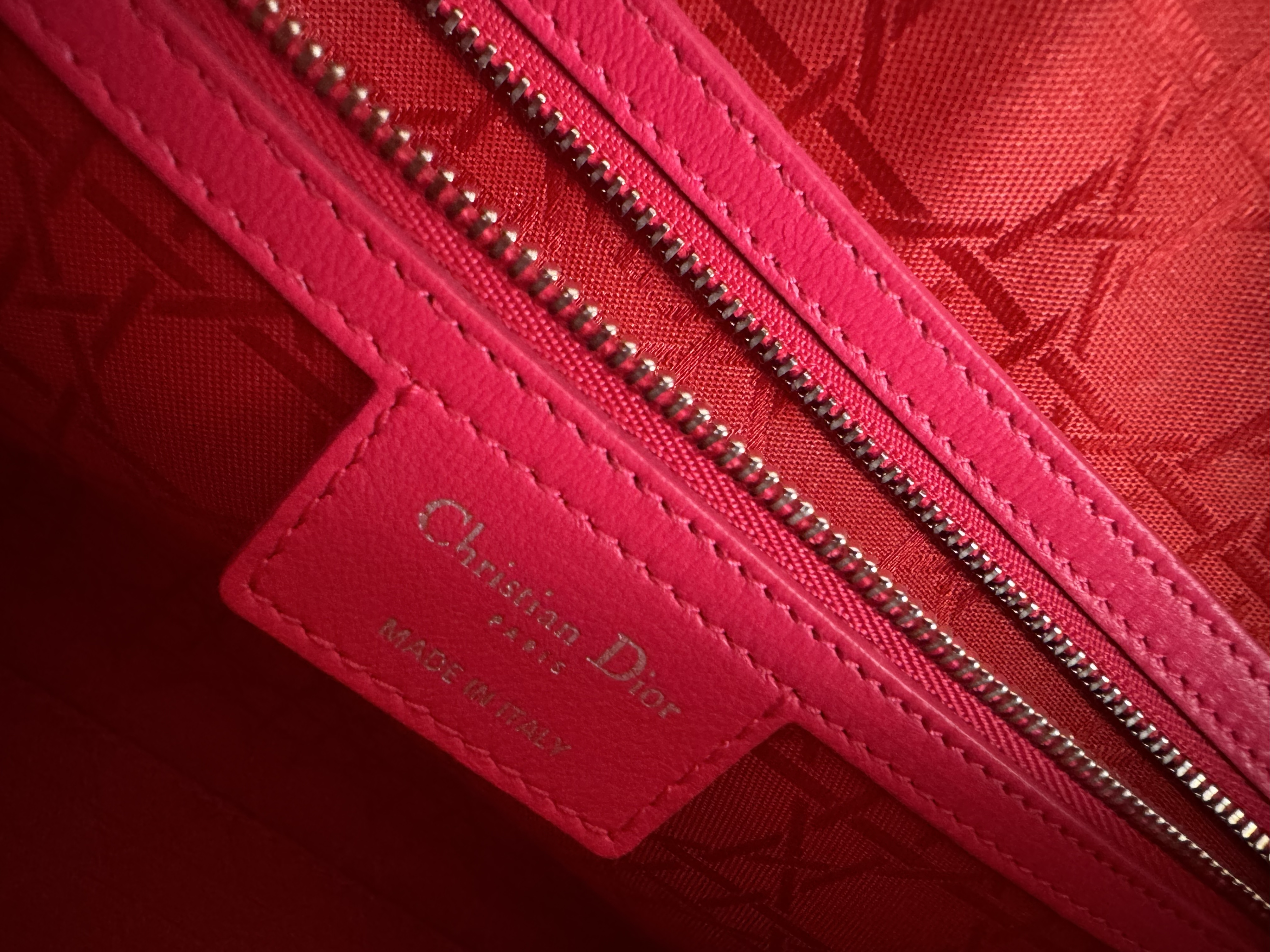 CHRISTIAN DIOR LARGE LADY DIOR BAG 