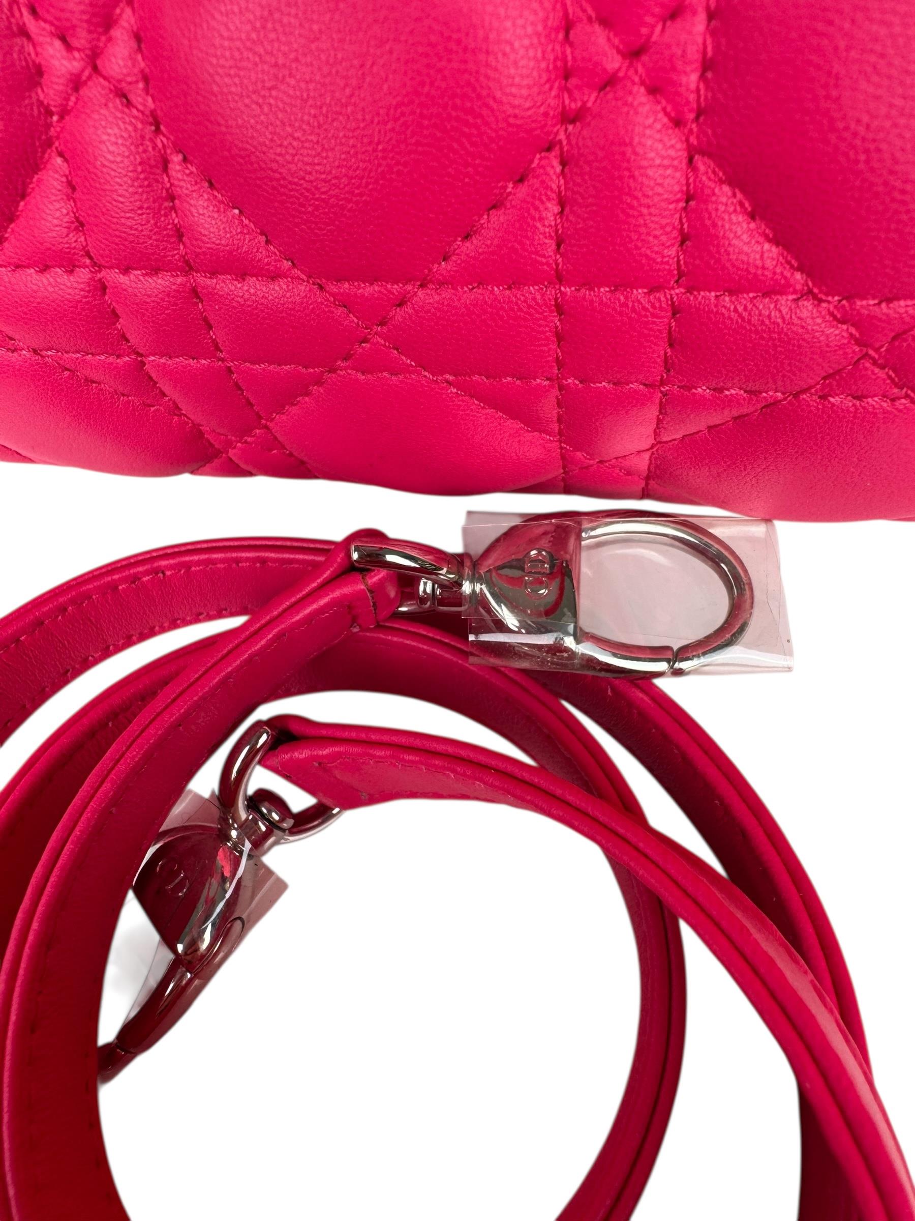 CHRISTIAN DIOR LARGE LADY DIOR BAG 
