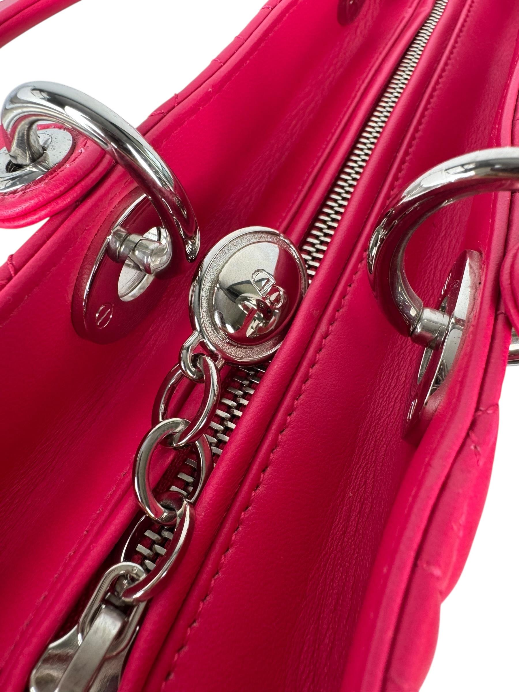 CHRISTIAN DIOR LARGE LADY DIOR BAG 