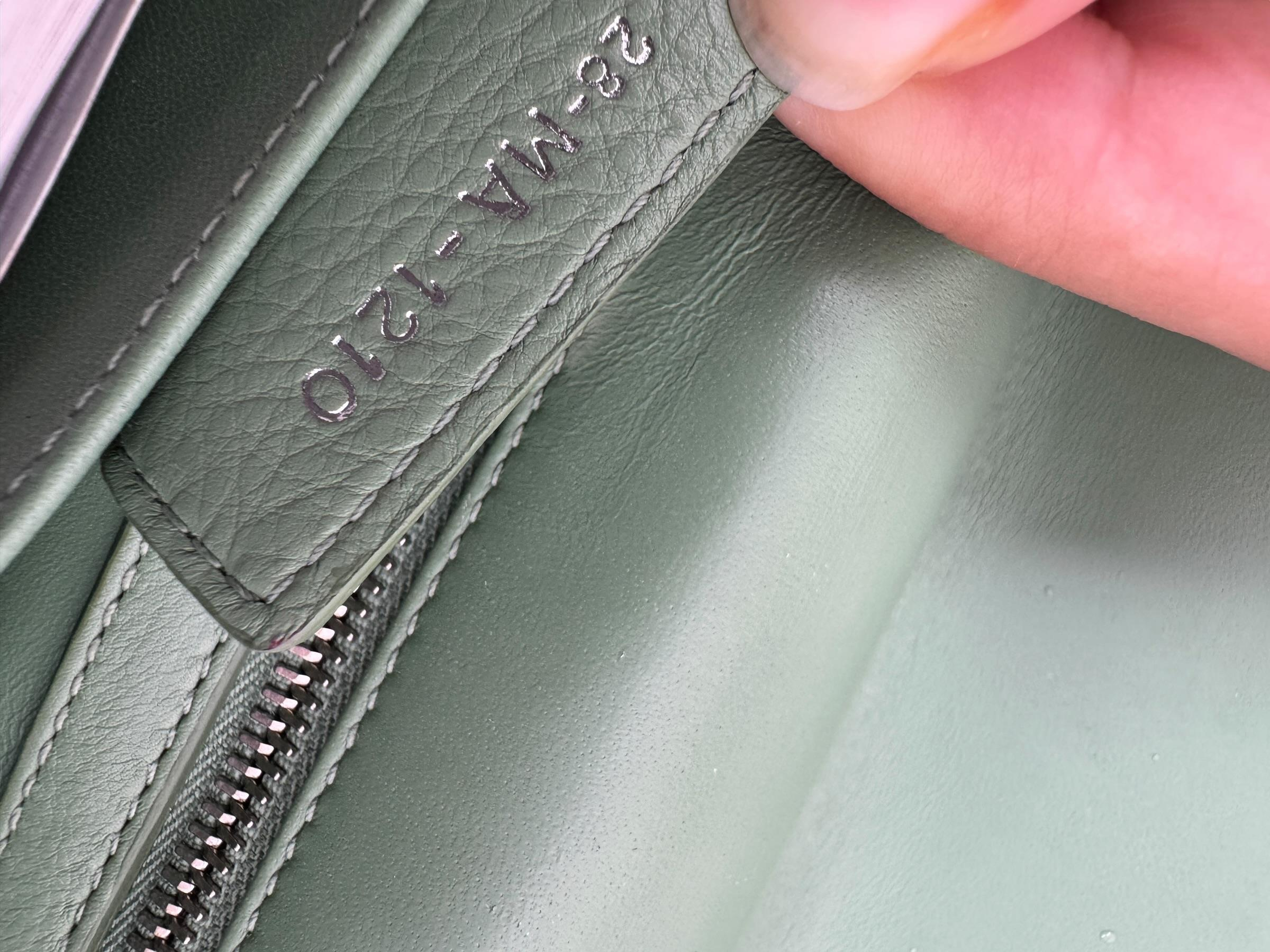 CHRISTIAN DIOR LIGHT GREEN SMALL CARO BAG 
