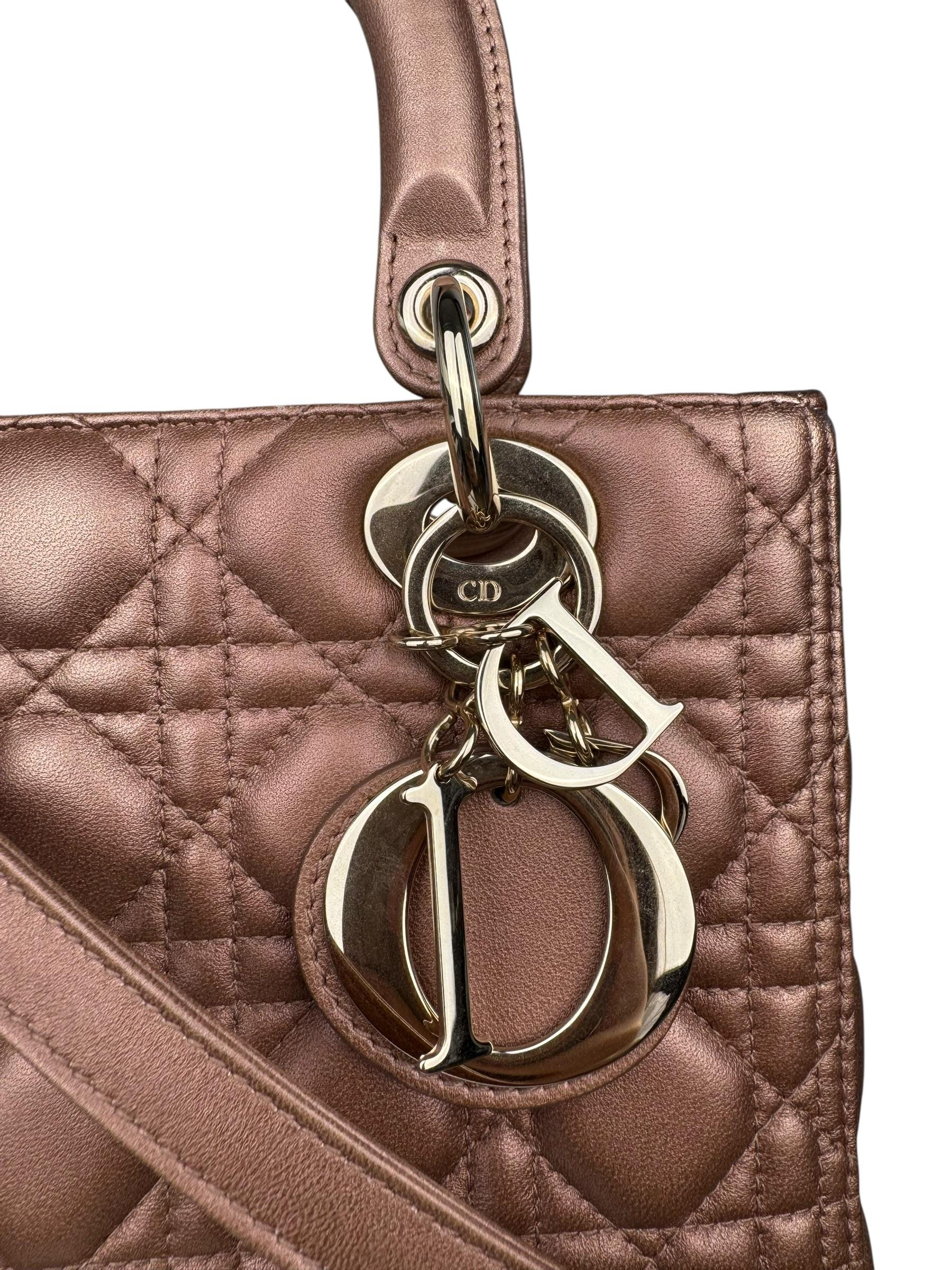 CHRISTIAN DIOR LIMITED EDITION MEDIUM LADY DIOR