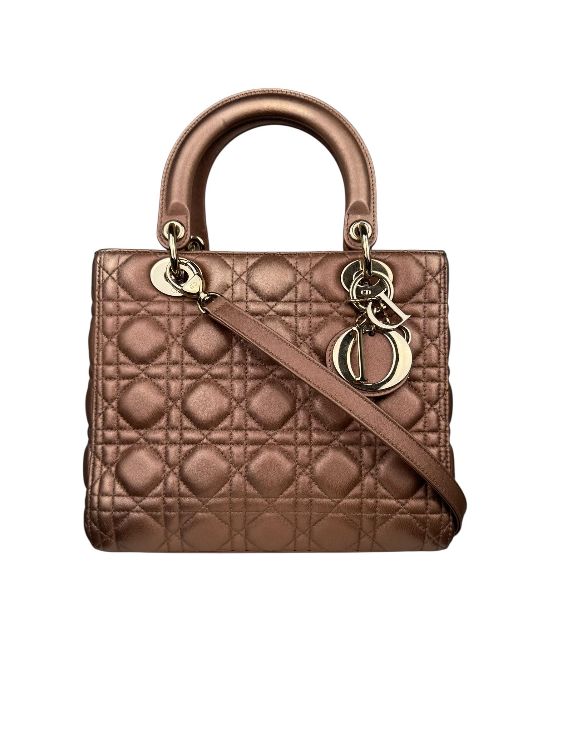 CHRISTIAN DIOR LIMITED EDITION MEDIUM LADY DIOR