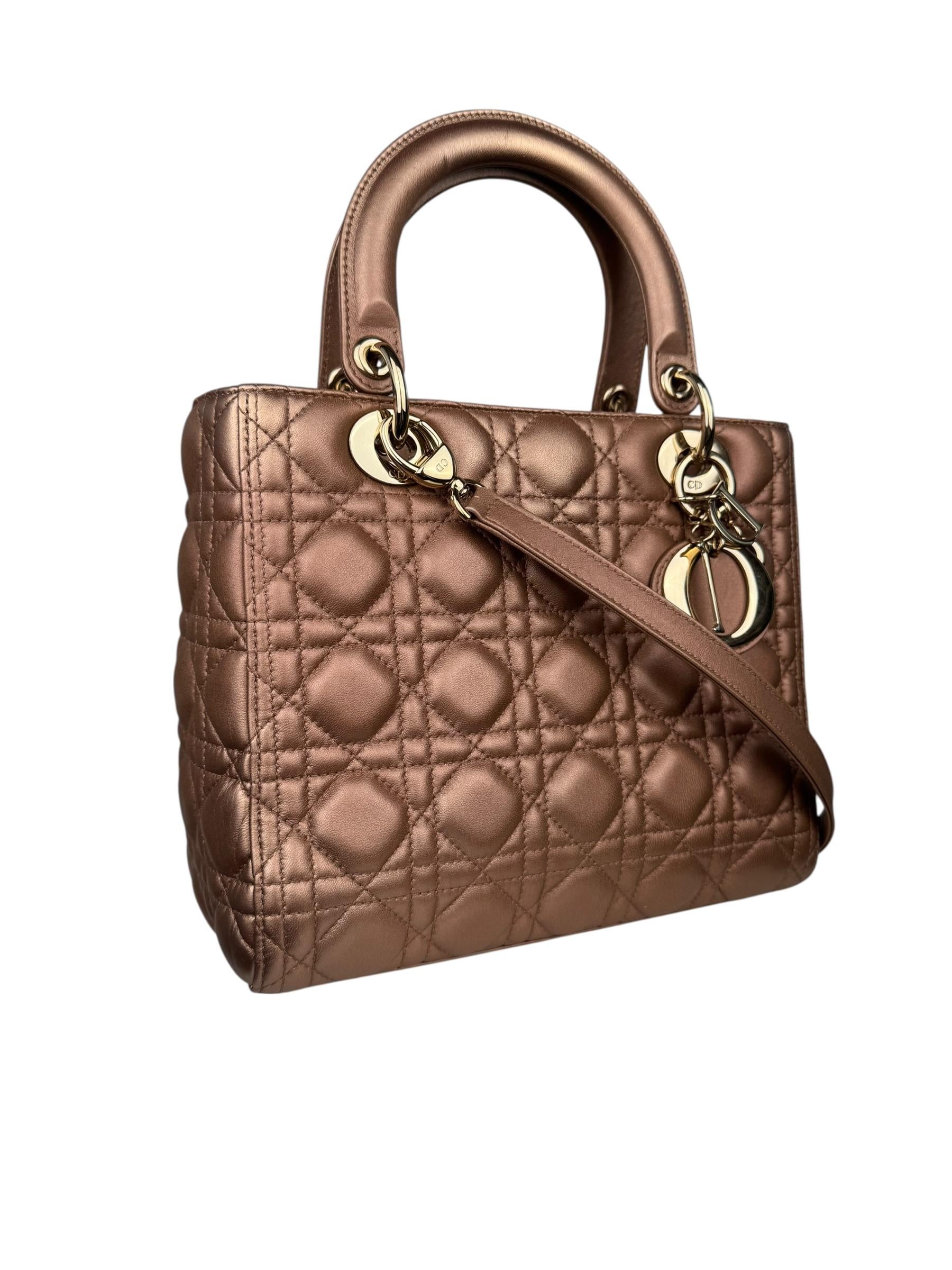 CHRISTIAN DIOR LIMITED EDITION MEDIUM LADY DIOR