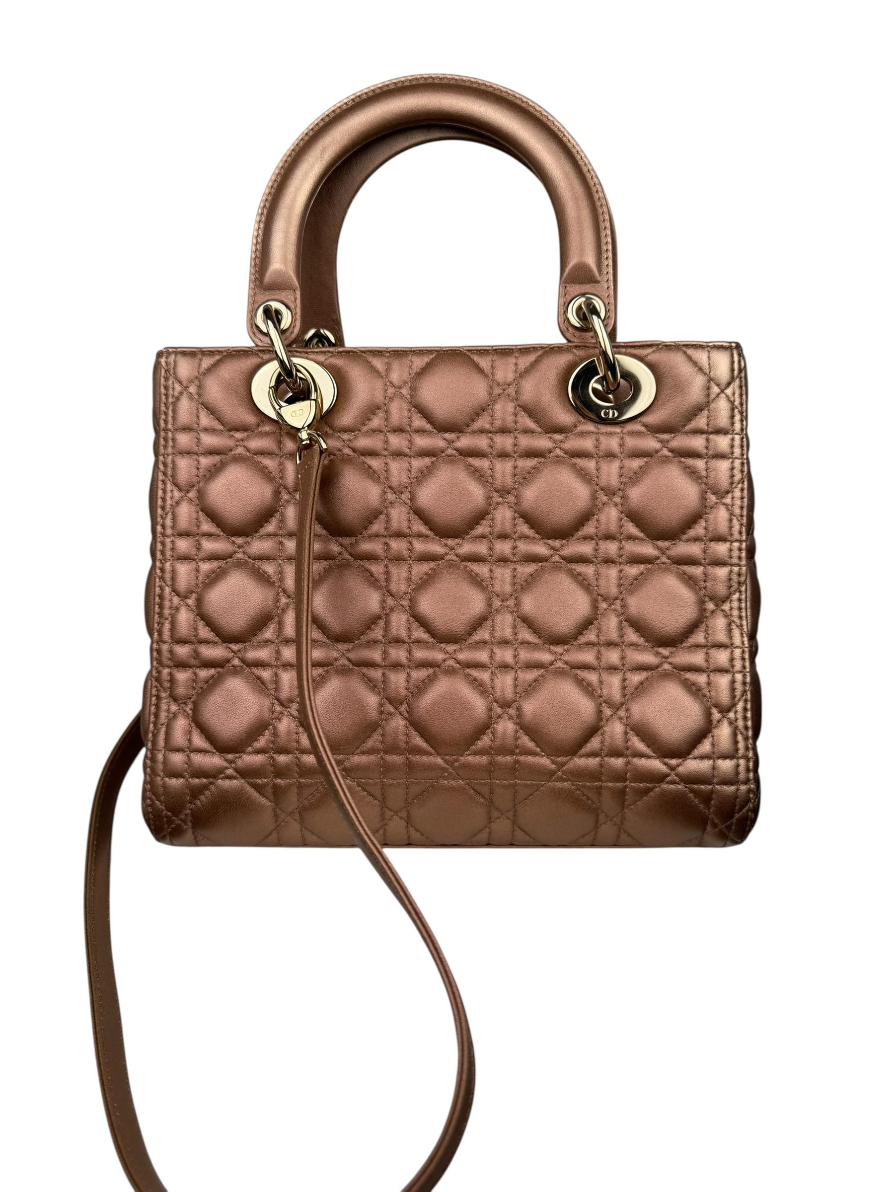 CHRISTIAN DIOR LIMITED EDITION MEDIUM LADY DIOR
