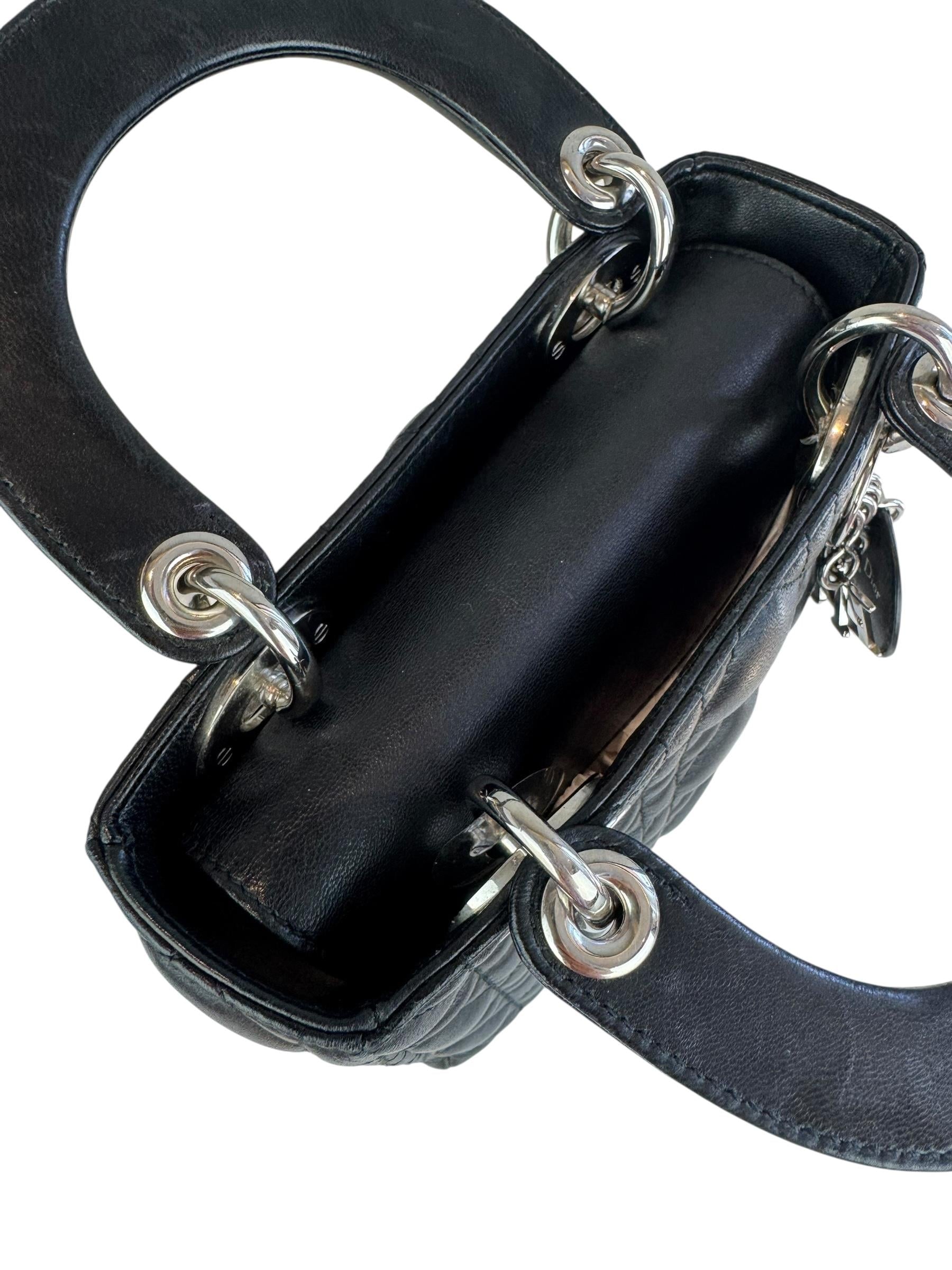 CHRISTIAN DIOR MINI LADY DIOR BAG