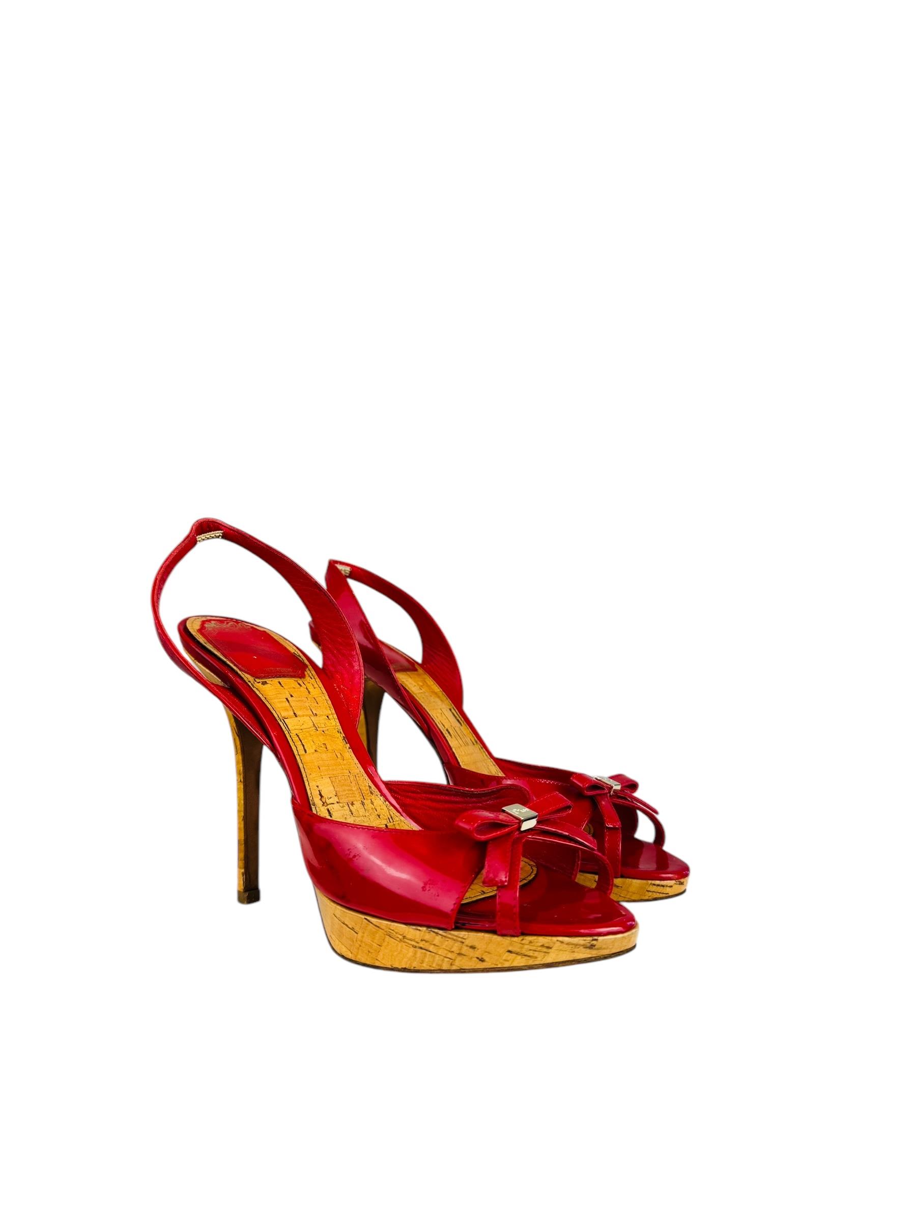 CHRISTIAN DIOR PINK RIBBON HEELS