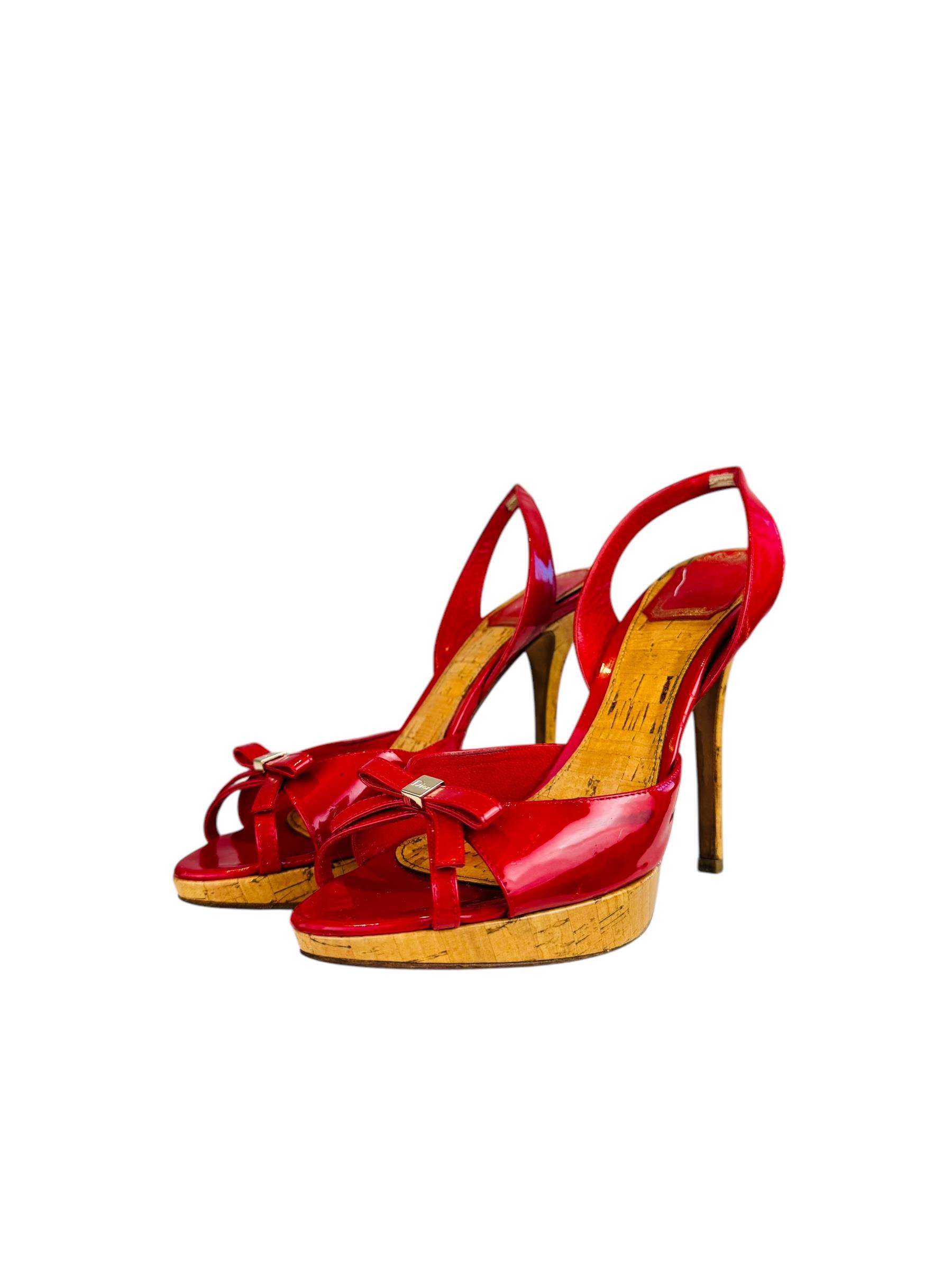 CHRISTIAN DIOR PINK RIBBON HEELS