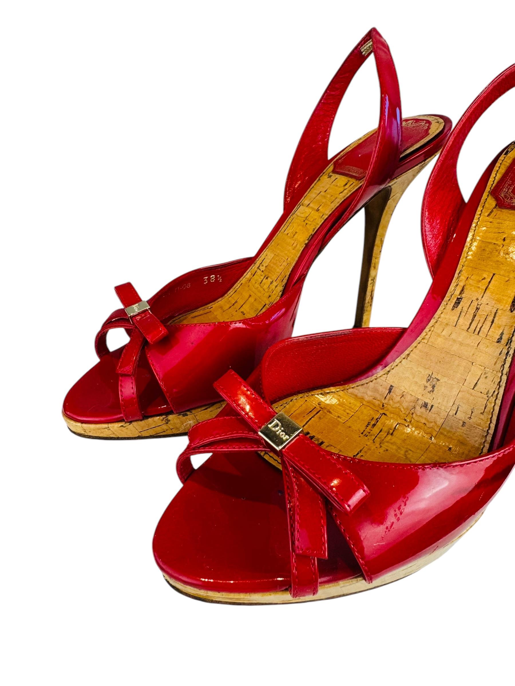 CHRISTIAN DIOR PINK RIBBON HEELS