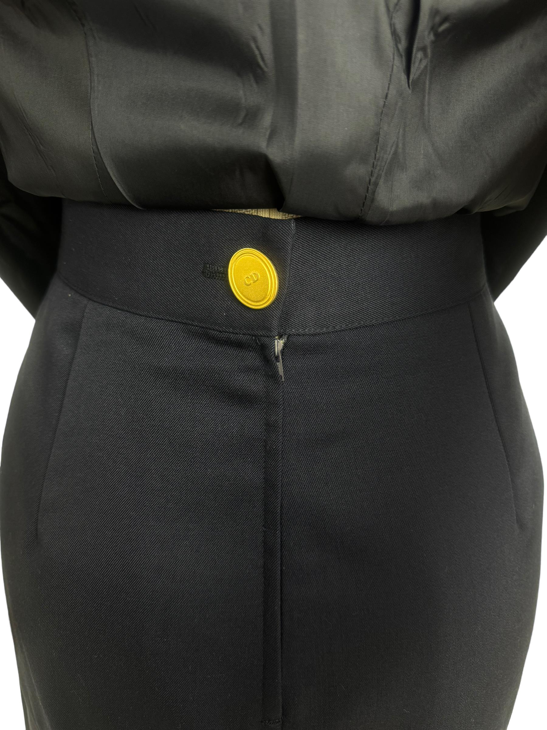CHRISTIAN DIOR VINTAGE NAVY SUITE