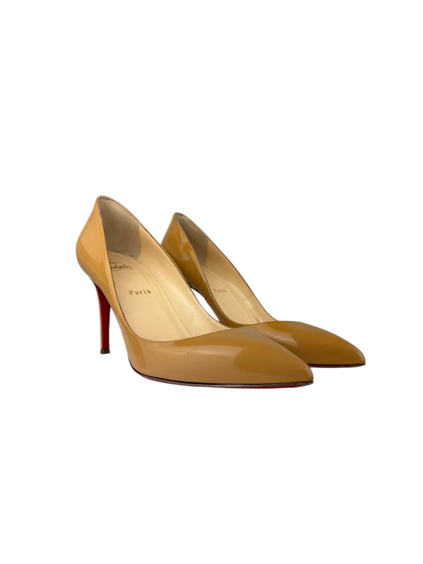CHRISTIAN LOUBOUTIN BEIGE HEELS