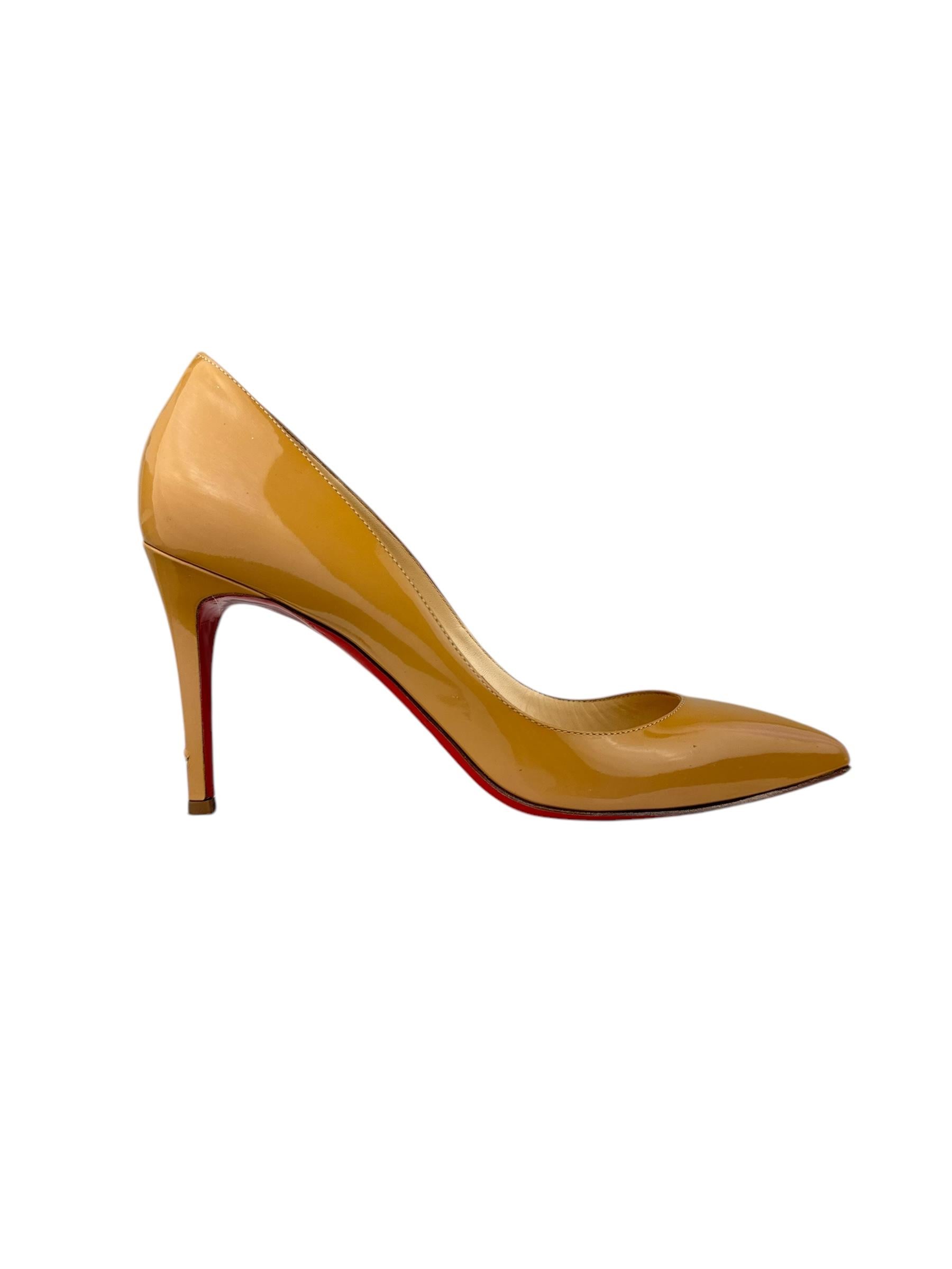 CHRISTIAN LOUBOUTIN BEIGE HEELS