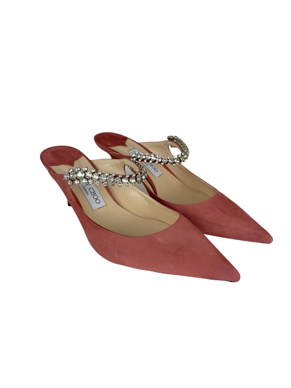 CRYSTAL STRAP HEELS