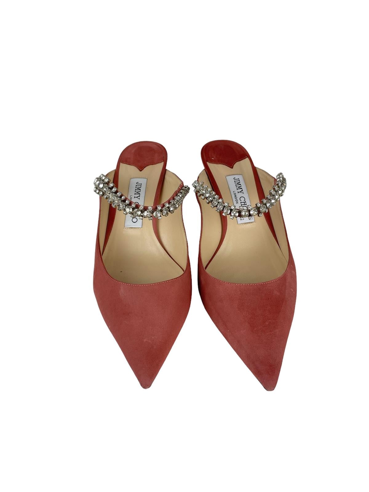 CRYSTAL STRAP HEELS