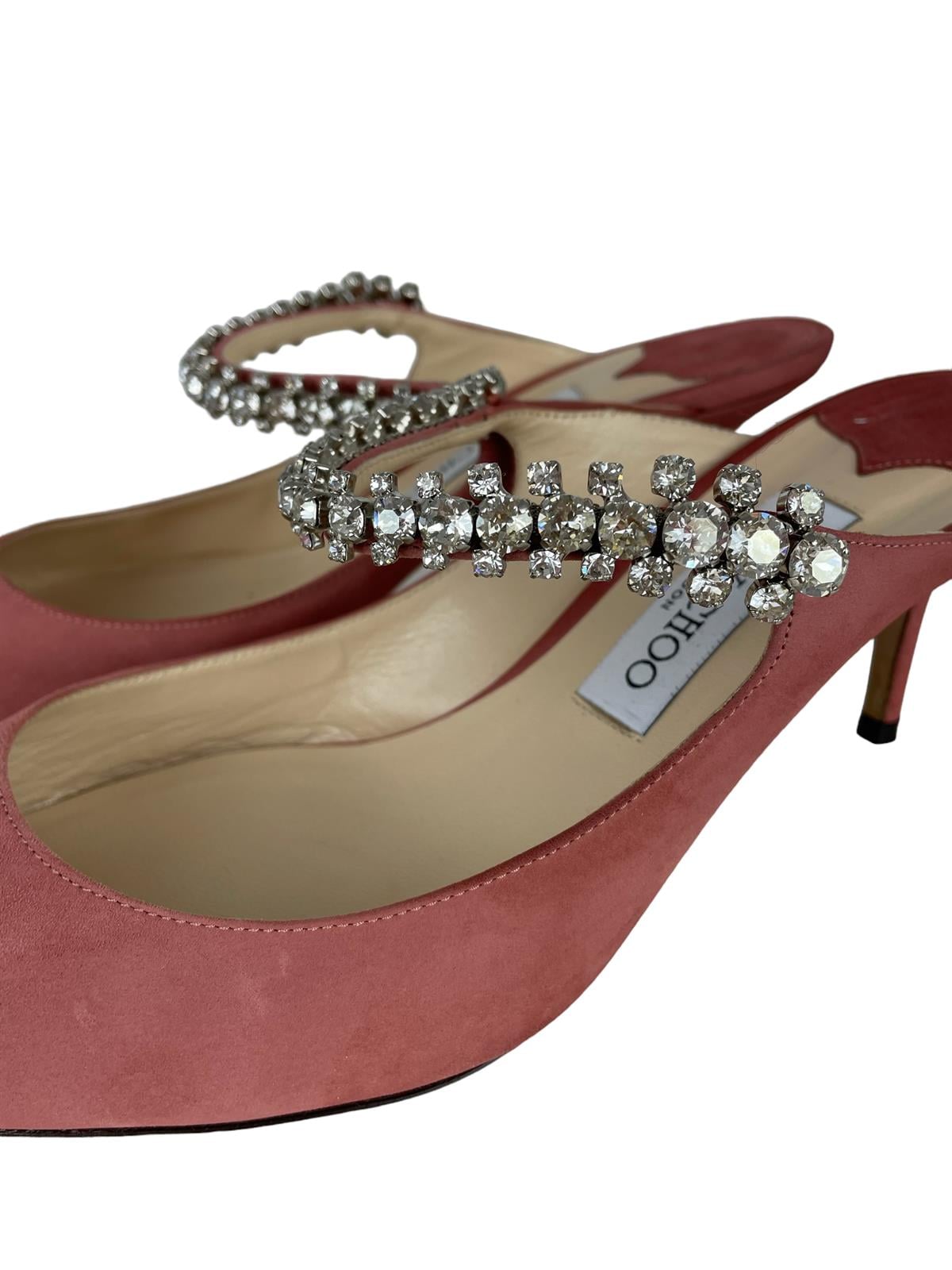 CRYSTAL STRAP HEELS