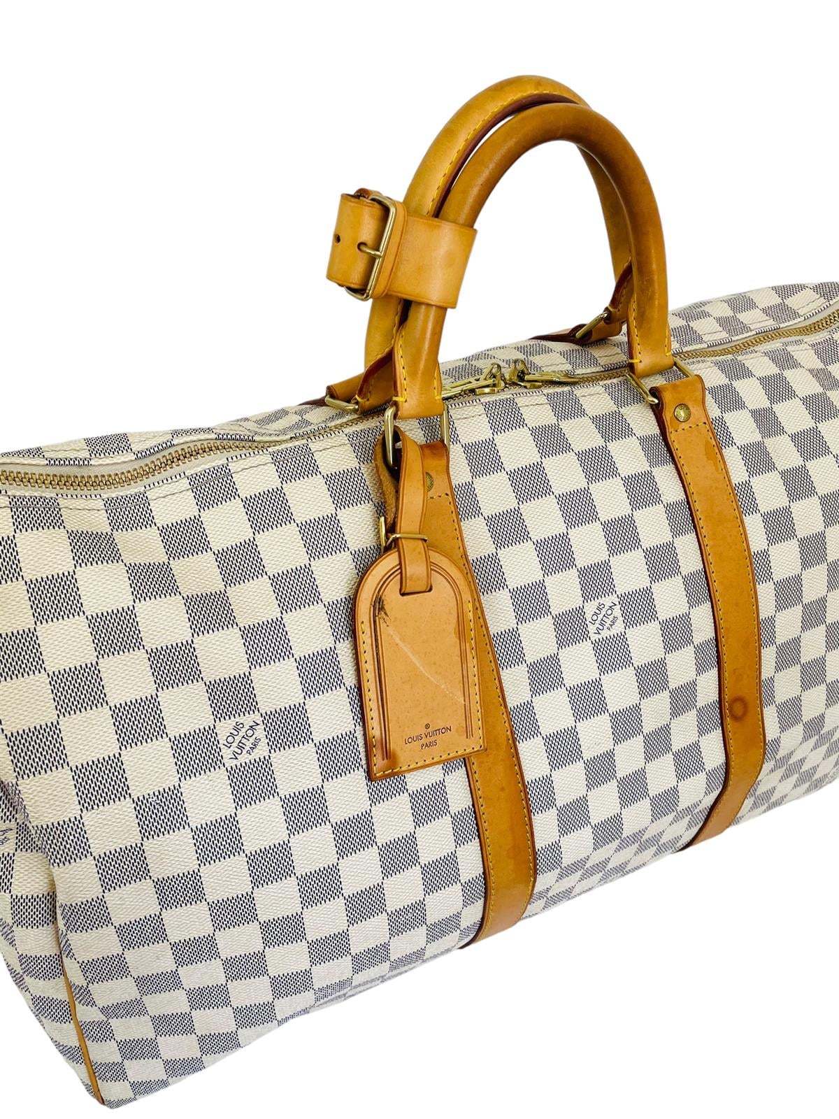 DAMIER AZUR KEEPALL 55 