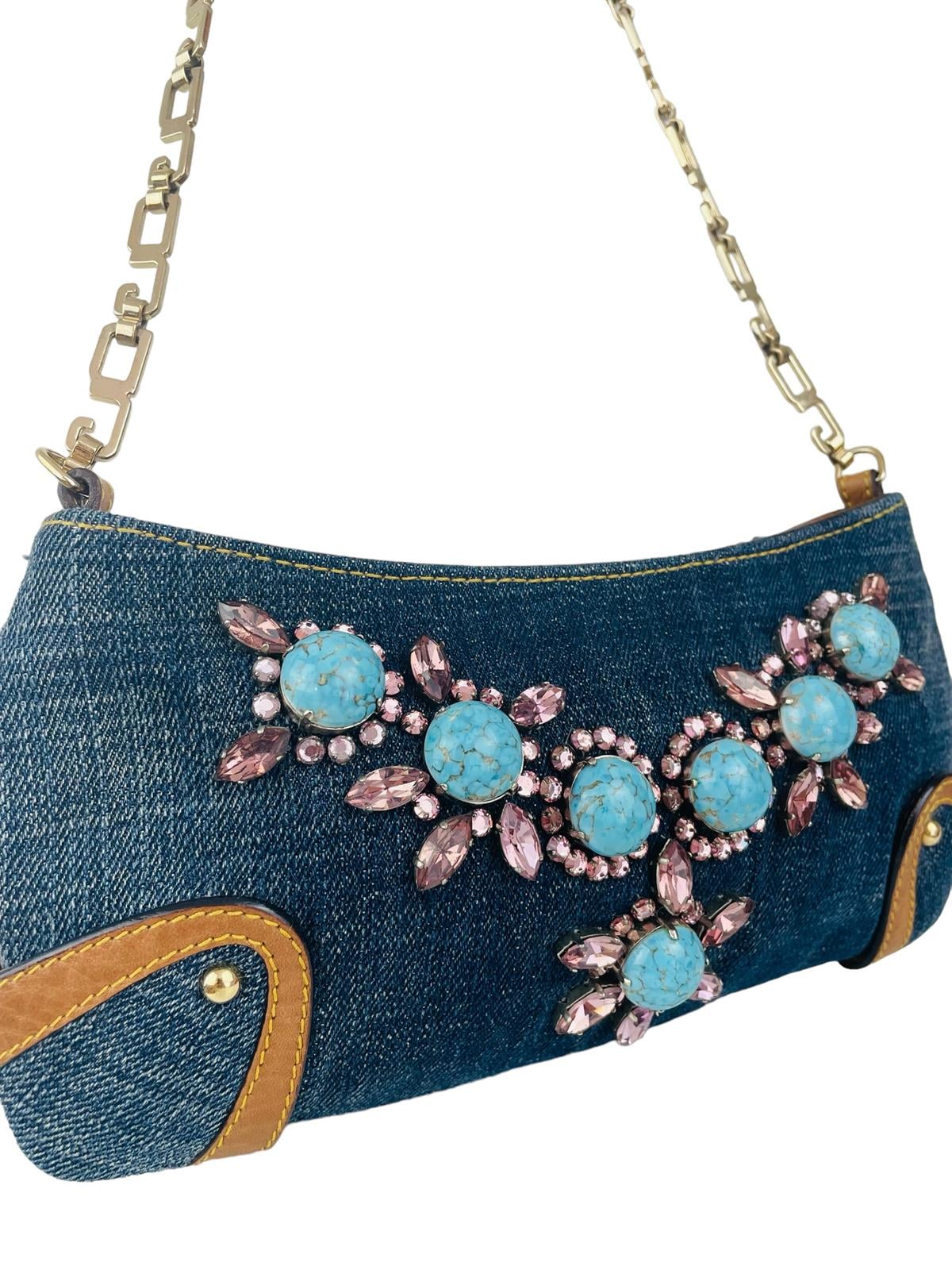DENIM SHOULDER BAG