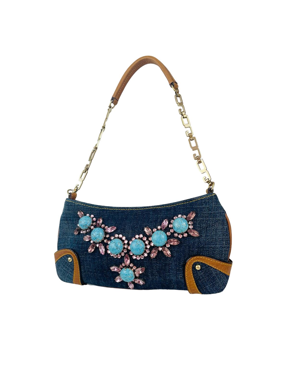 DENIM SHOULDER BAG