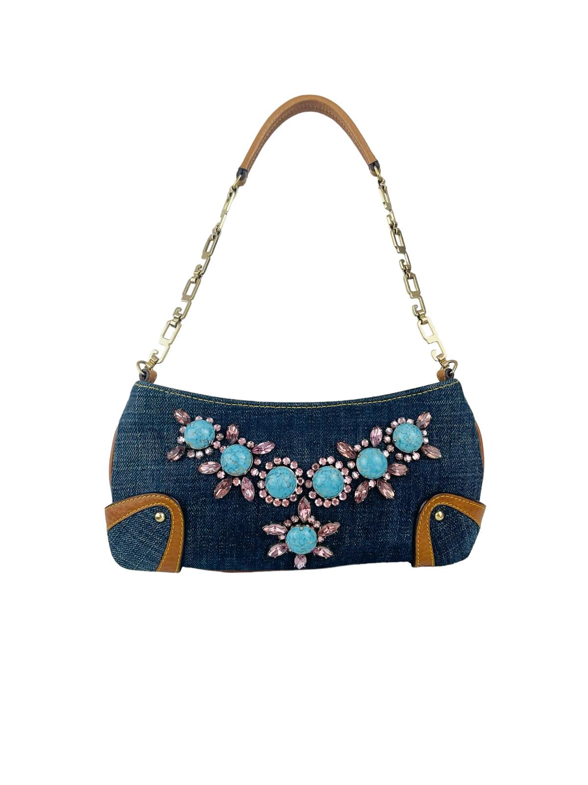 DENIM SHOULDER BAG