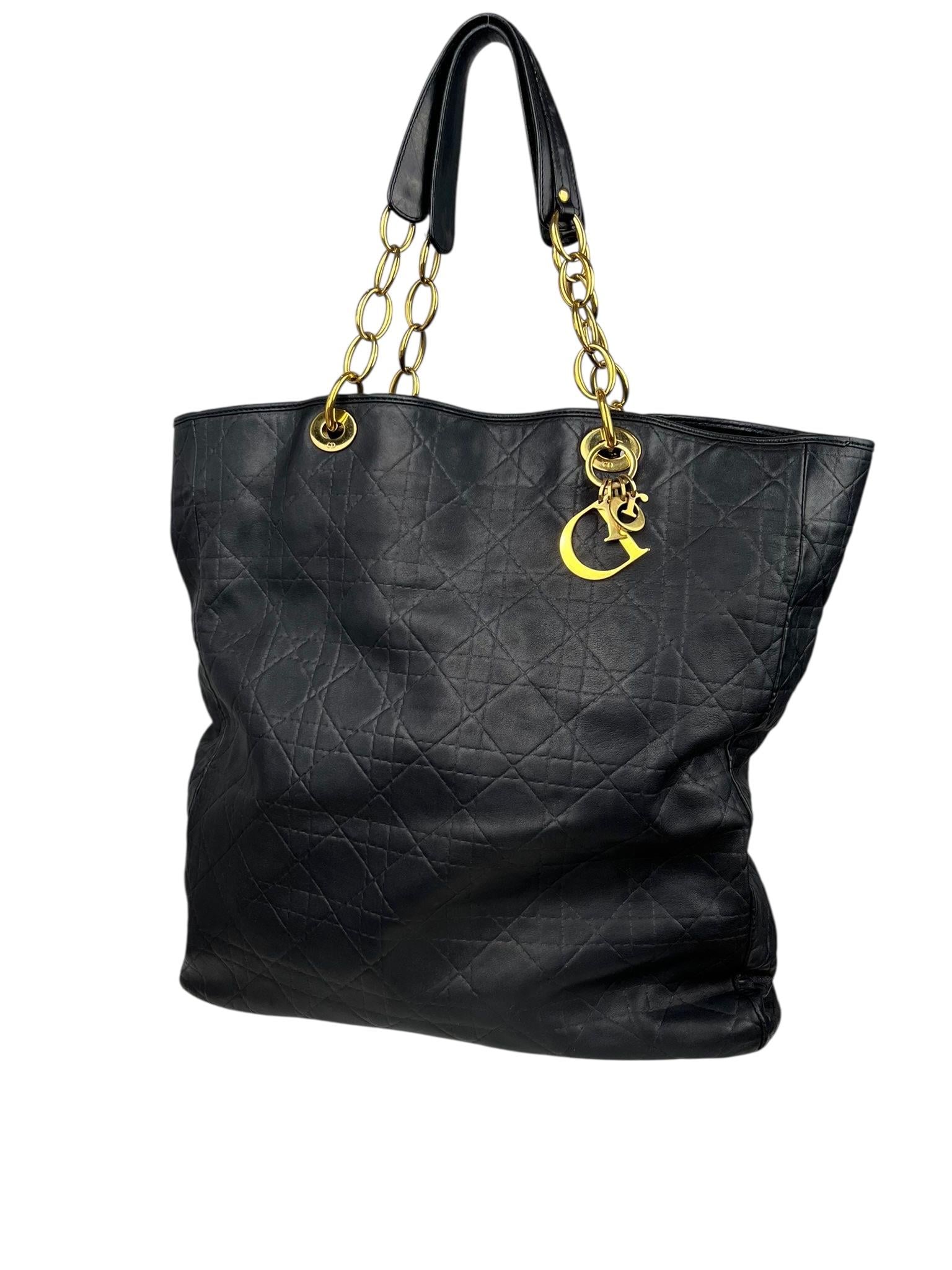 DIOR LADY DIOR CANNAGE SHOPPING BAG
