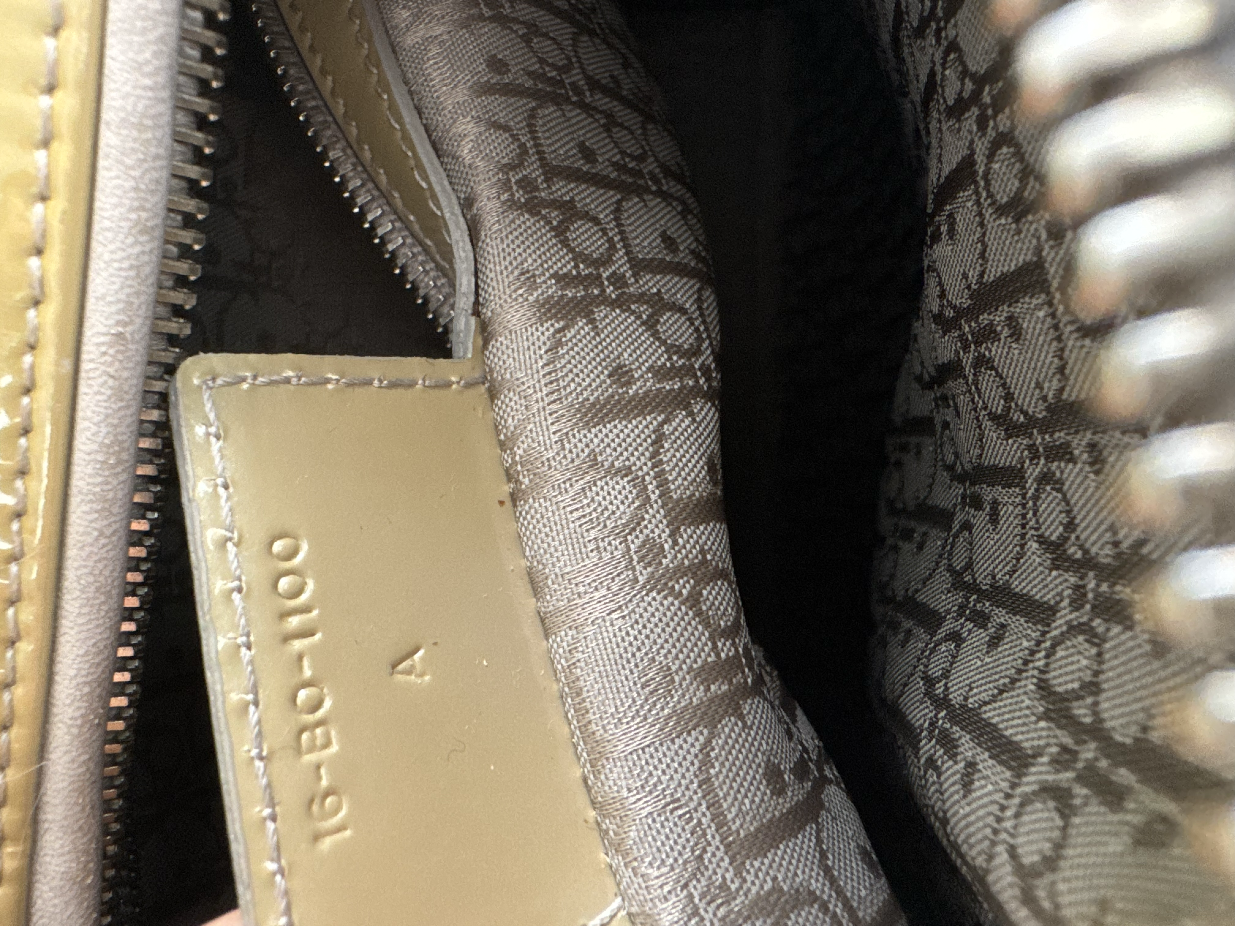 DIOR OLIVE GREEN LADY DIOR BAG 