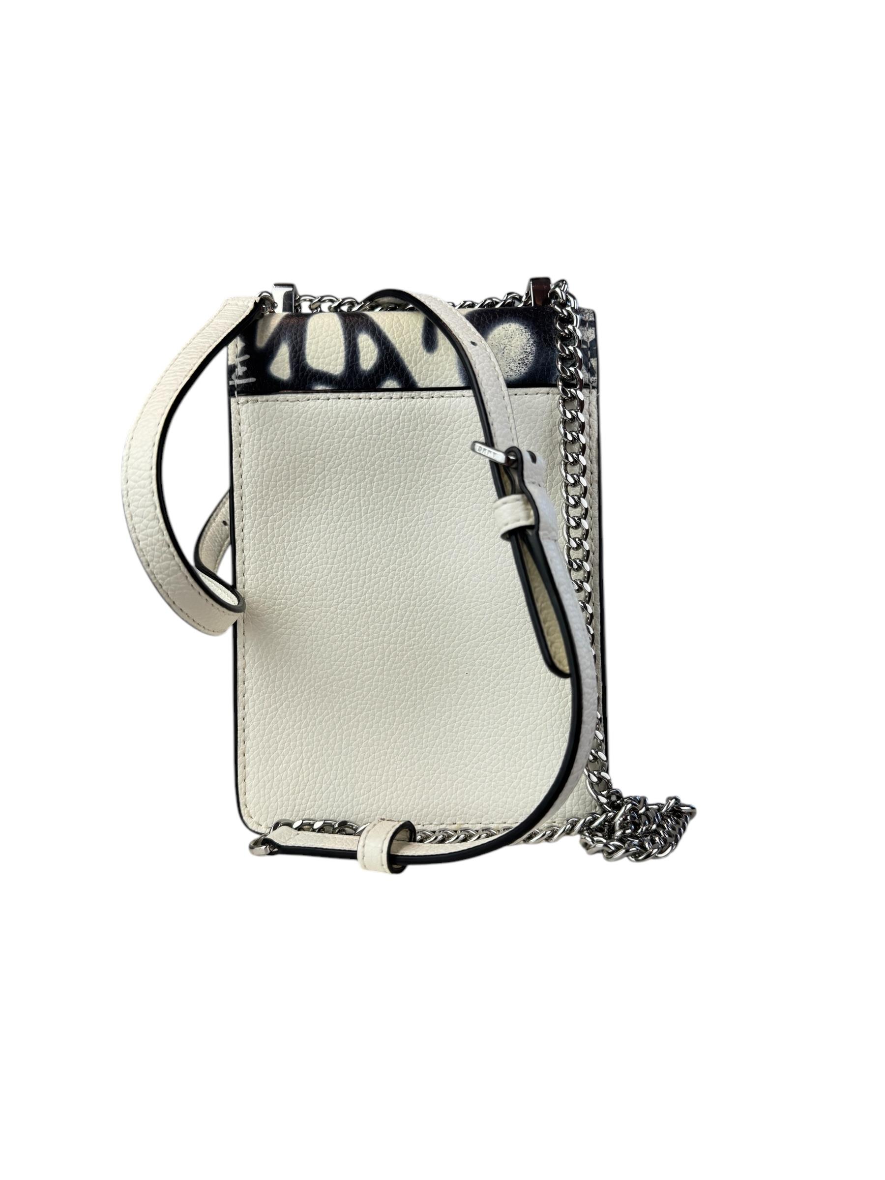 DKNY LEATHER CROSSBODY BAG