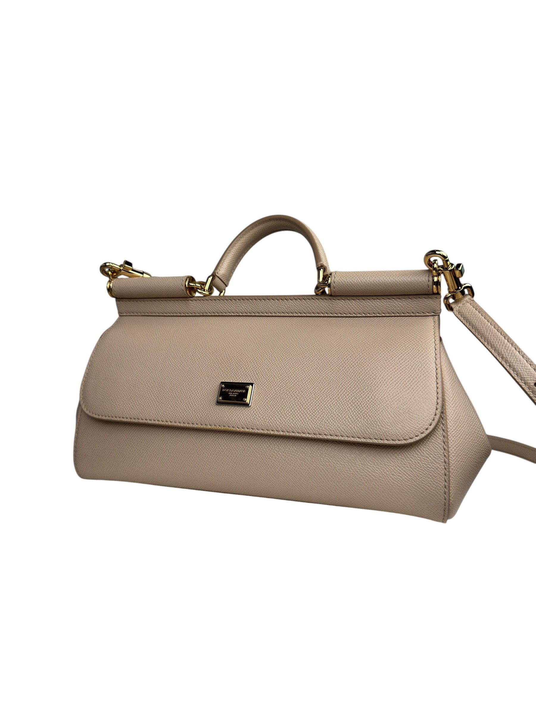 DOLCE GABBANA BEIGE SICILY BAG
