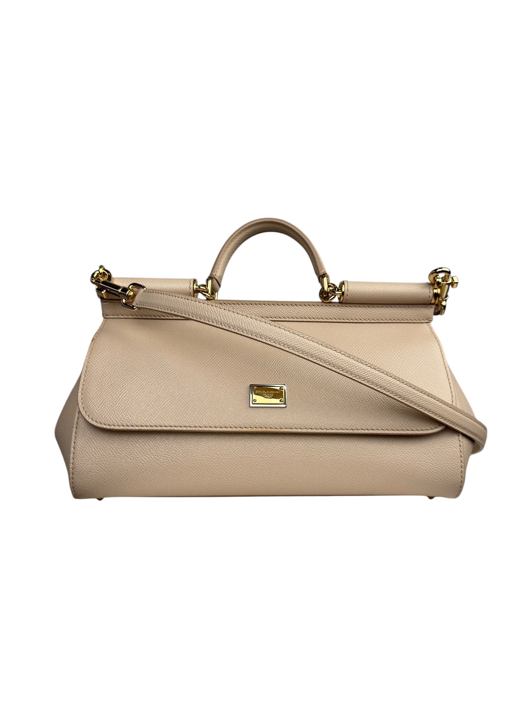 DOLCE GABBANA BEIGE SICILY BAG