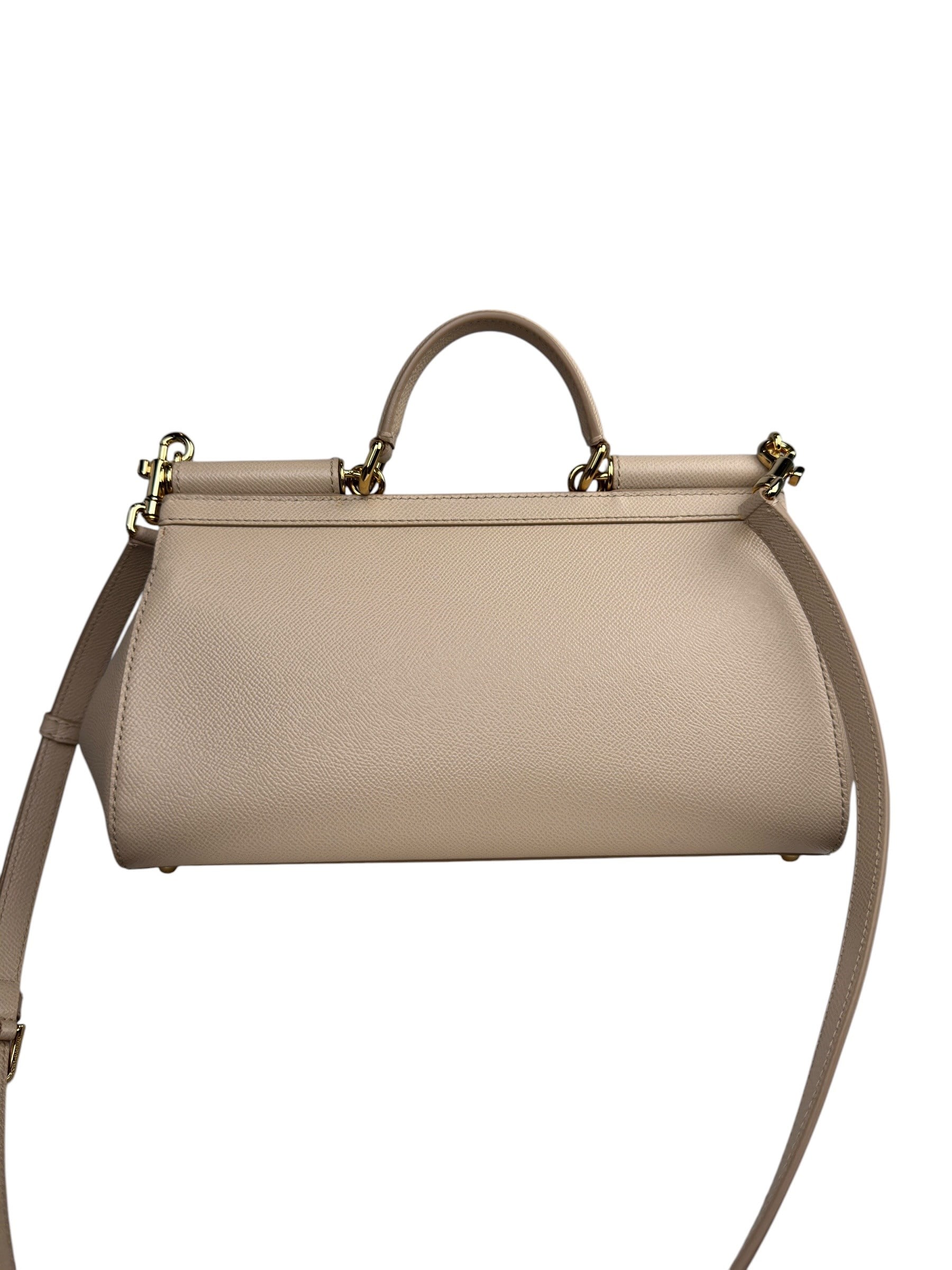 DOLCE GABBANA BEIGE SICILY BAG