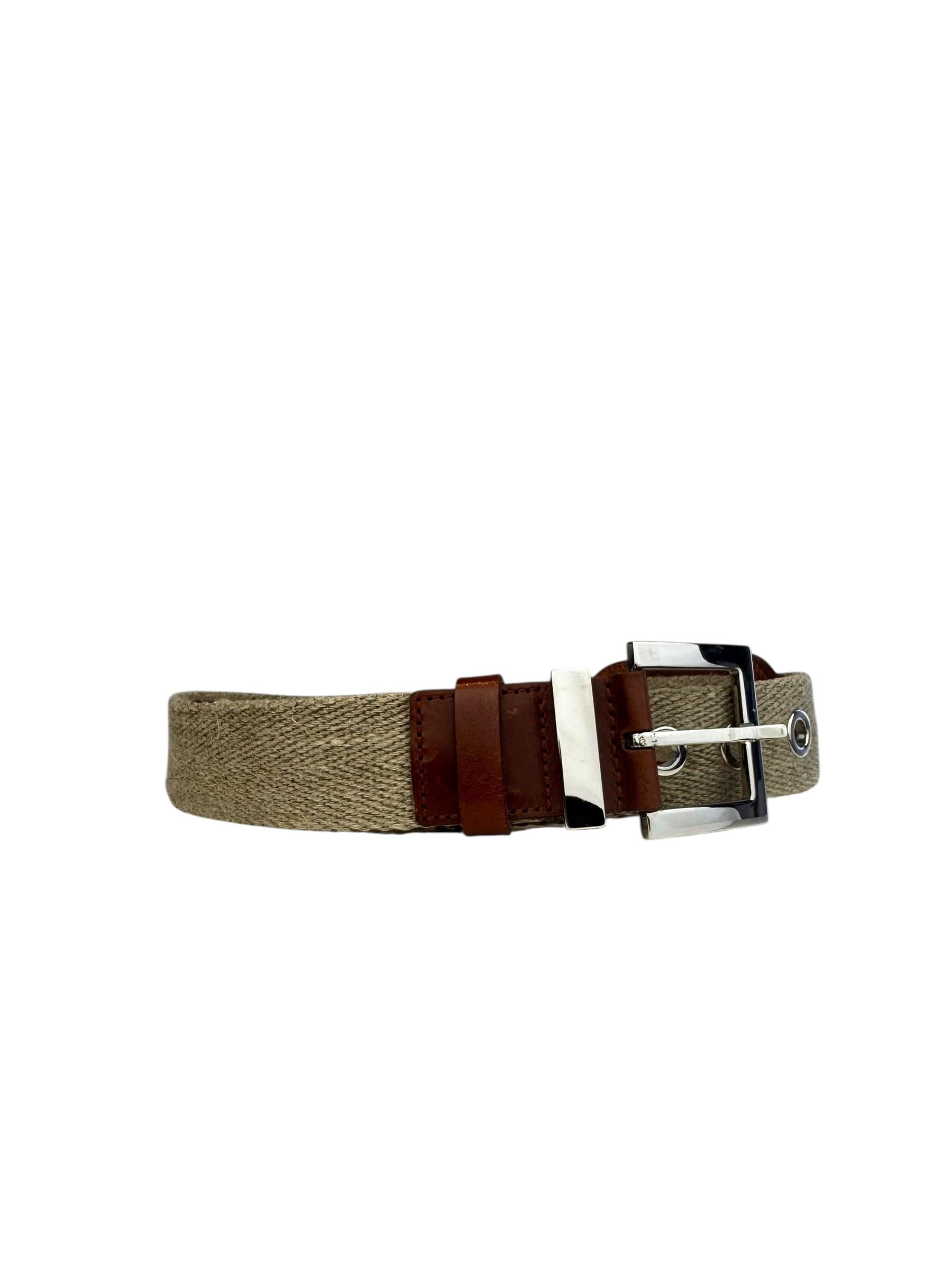 DOLCE GABBANA BROWN BELT