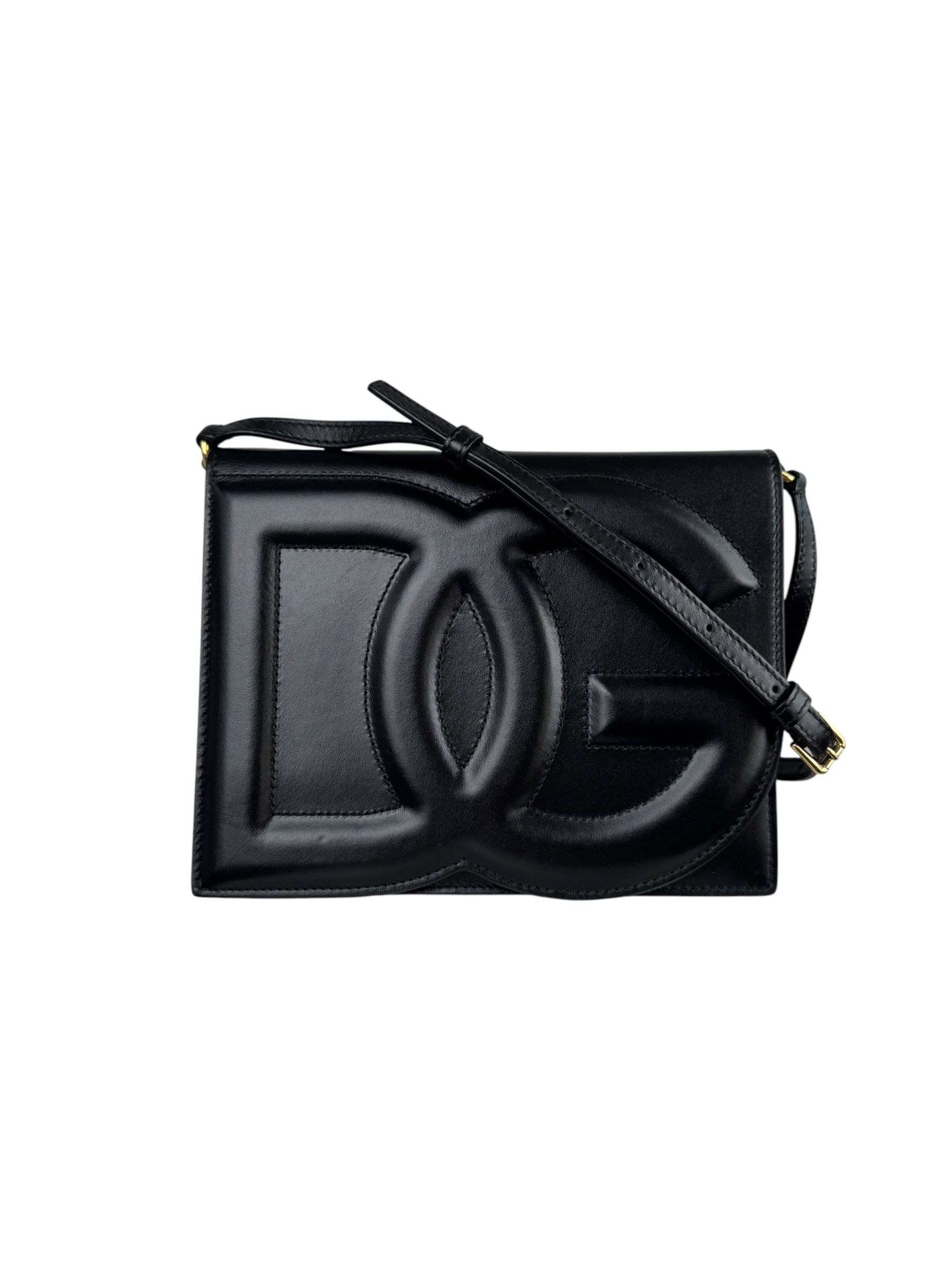 DOLCE GABBANA DG LOGO SHOULDER BAG
