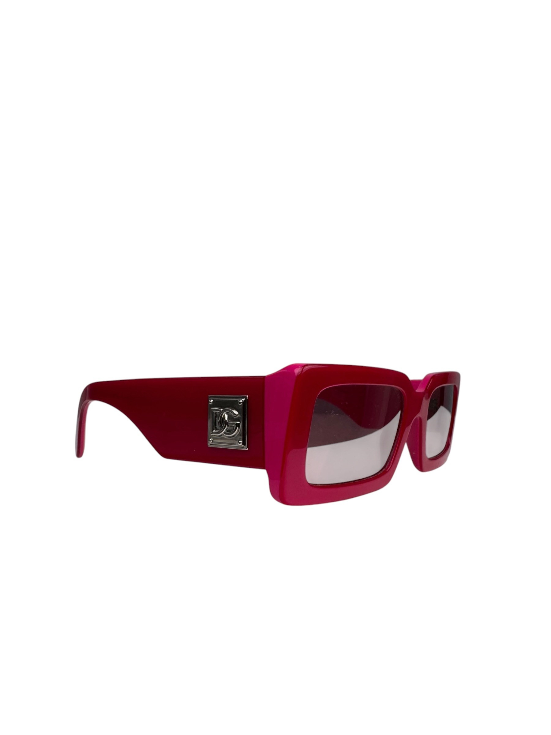 DOLCE GABBANA DG4416 FUSHIA SQUARE SUNGLASSES
