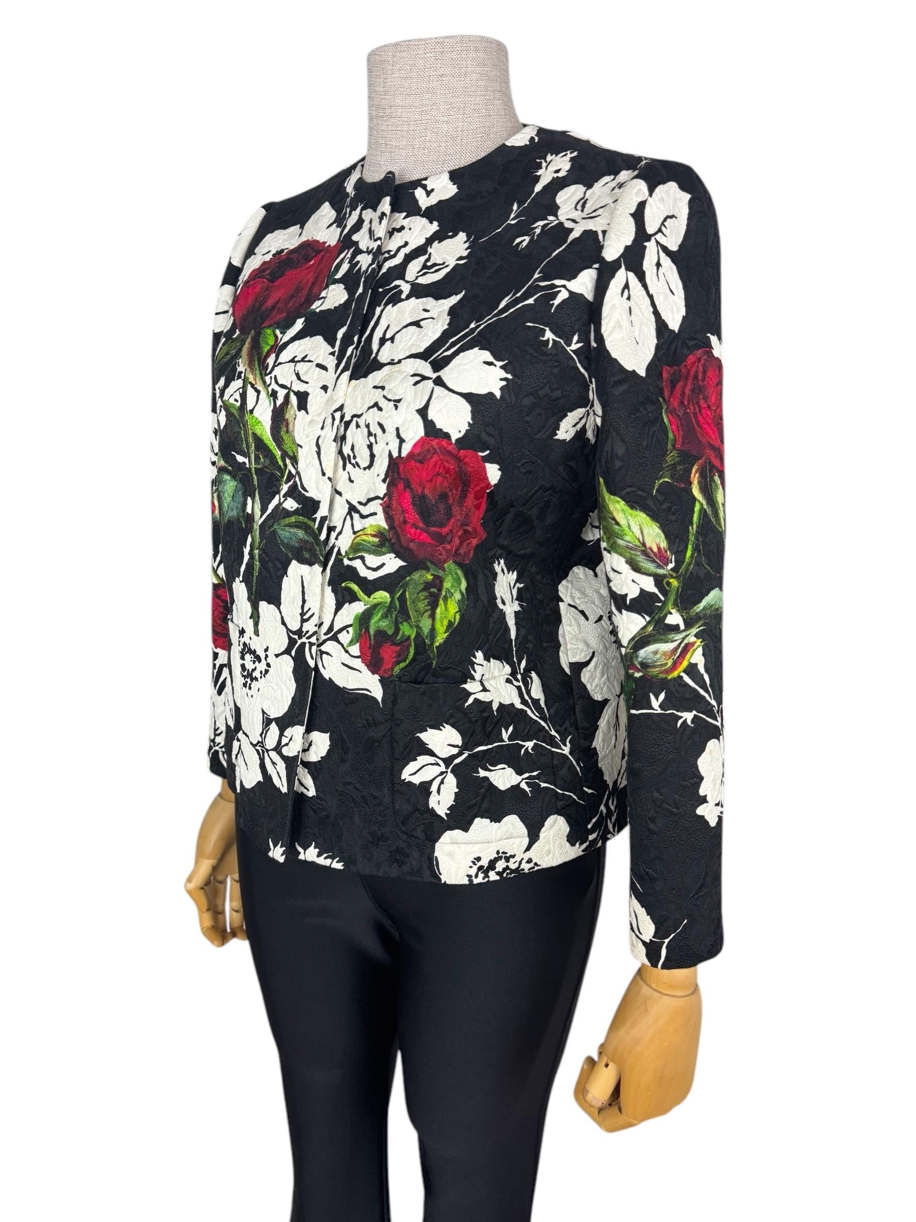 DOLCE GABBANA FLORAL JACKET