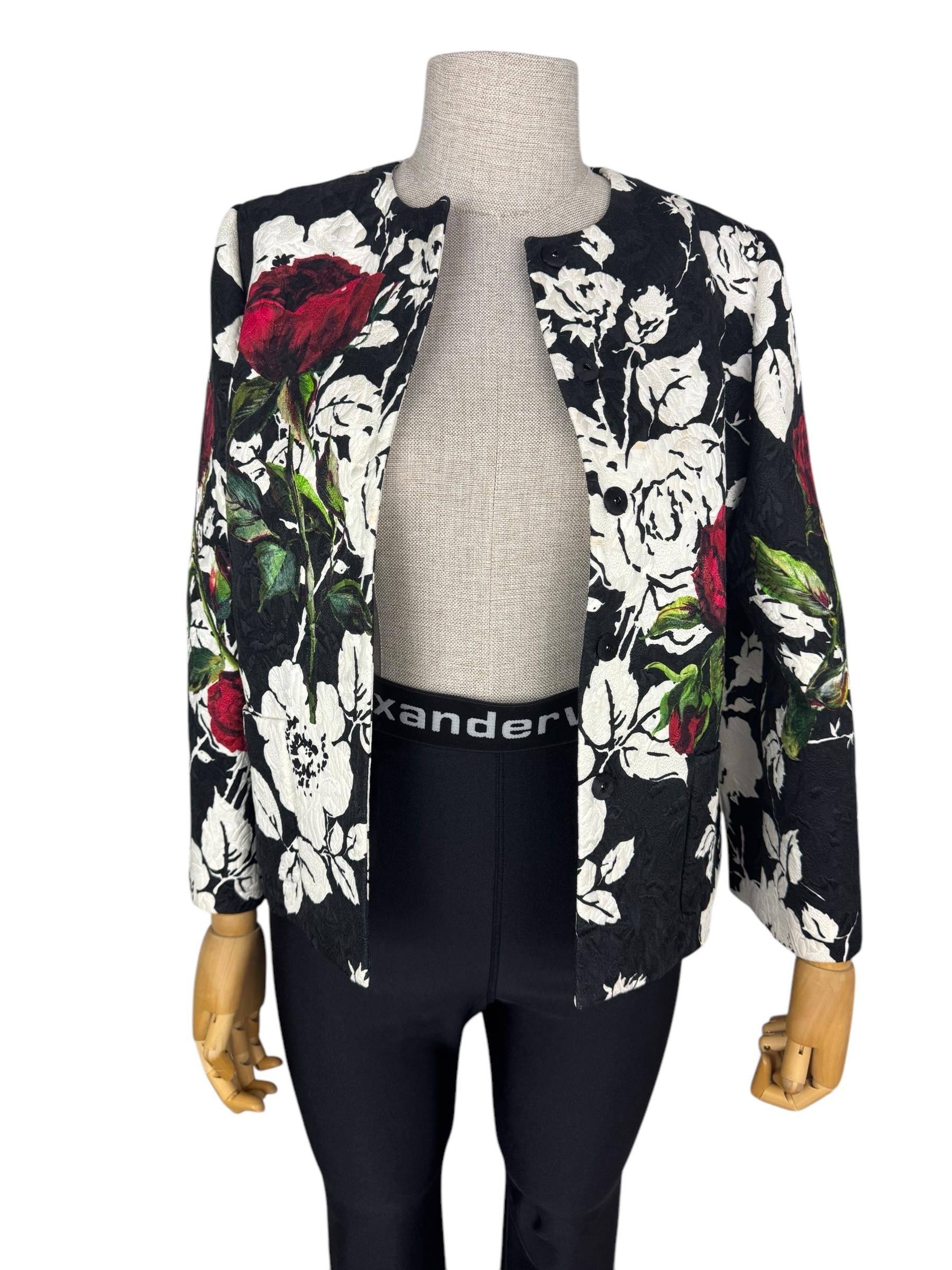DOLCE GABBANA FLORAL JACKET