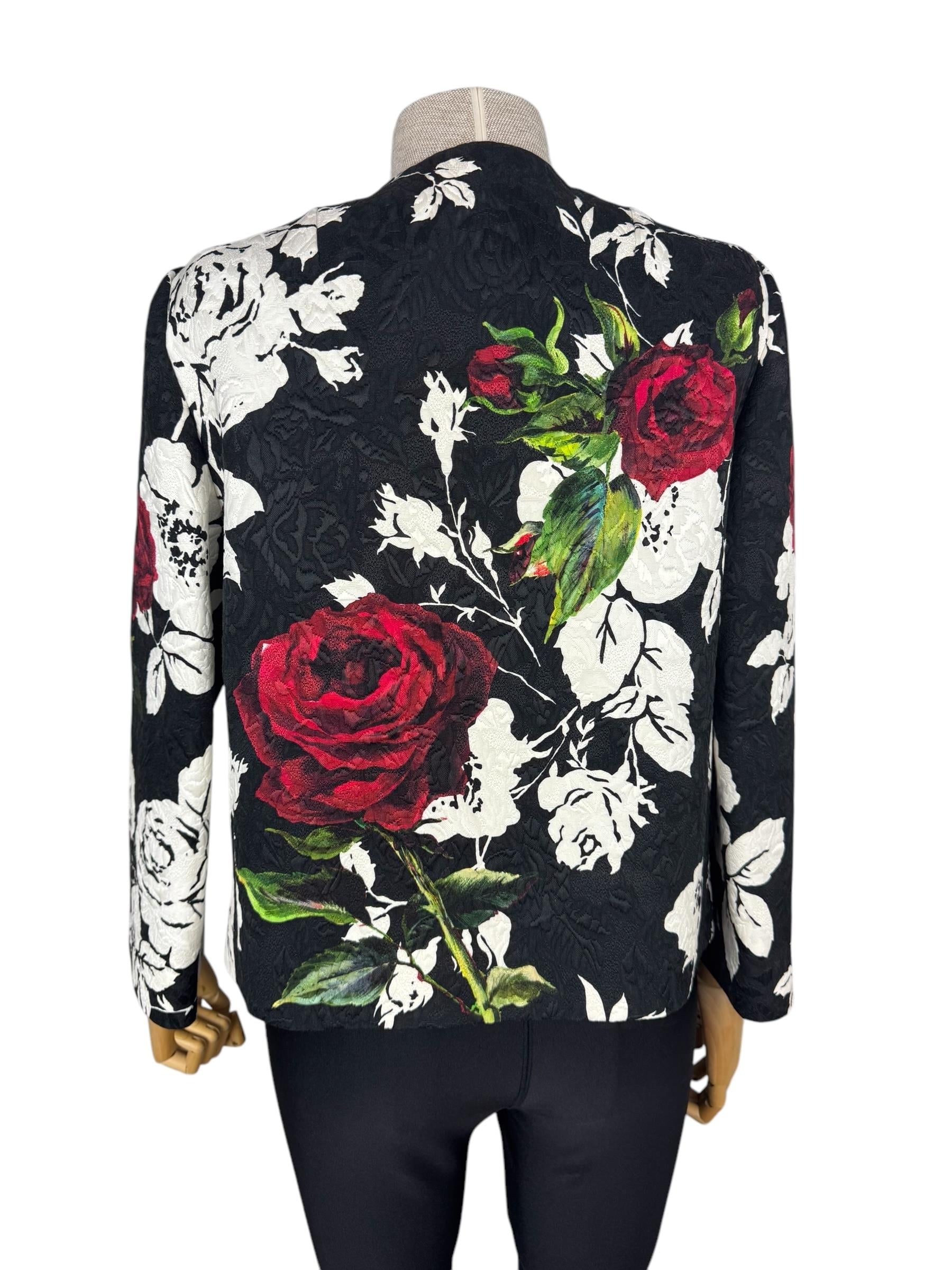 DOLCE GABBANA FLORAL JACKET