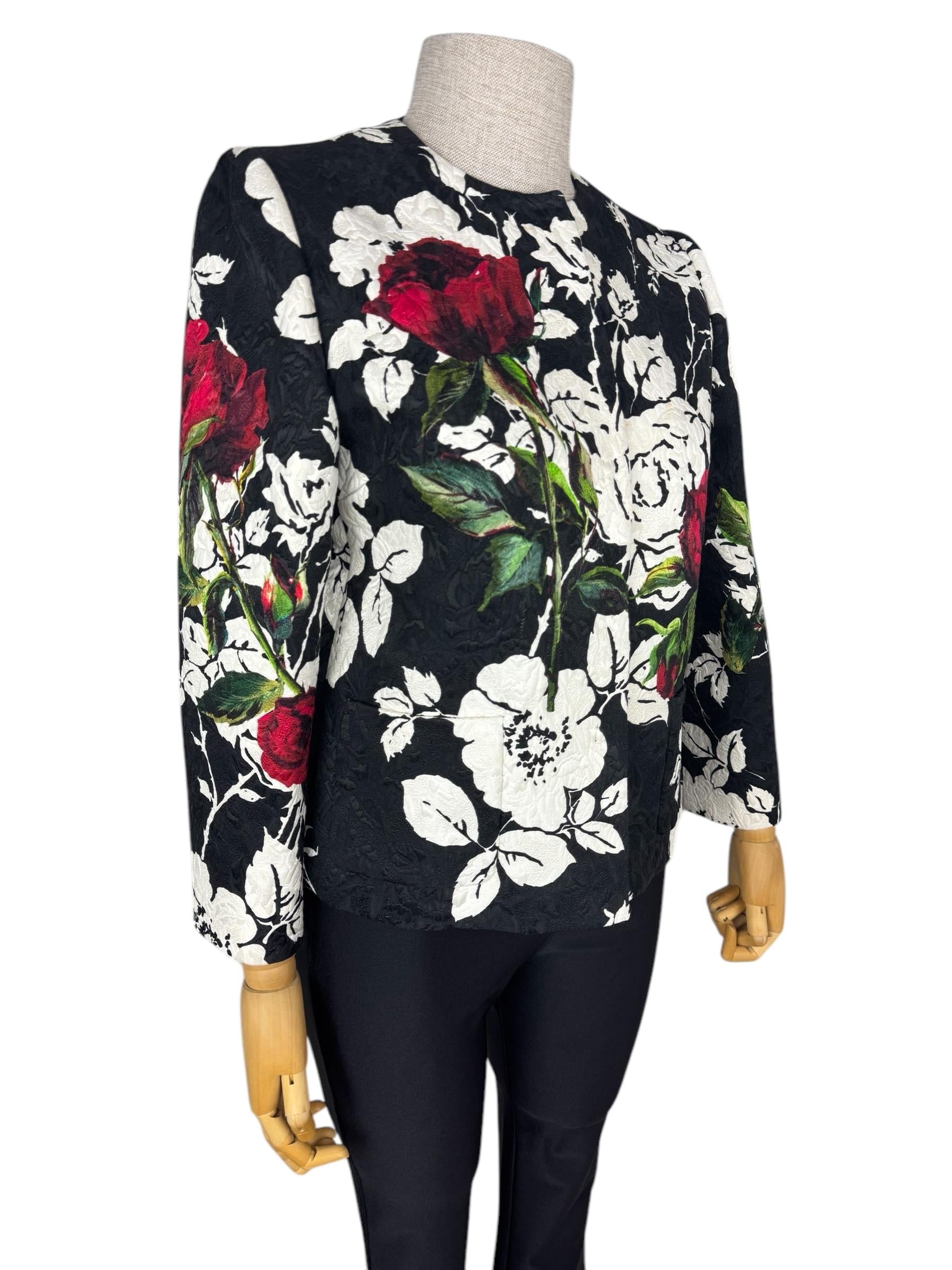 DOLCE GABBANA FLORAL JACKET