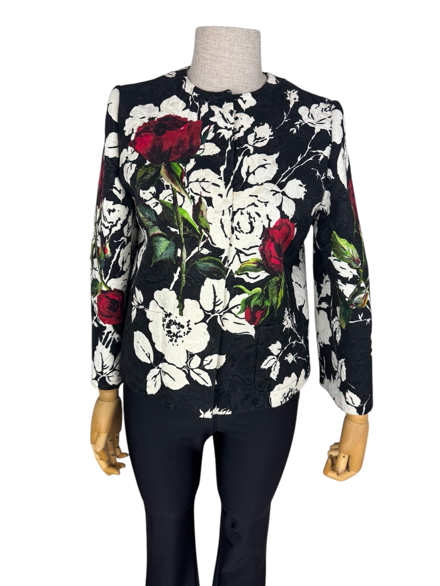 DOLCE GABBANA FLORAL JACKET