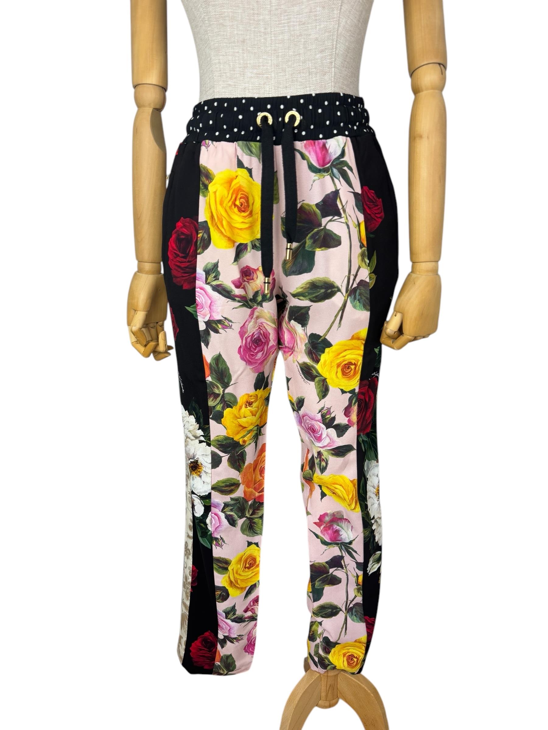 DOLCE GABBANA FLORAL PANTS