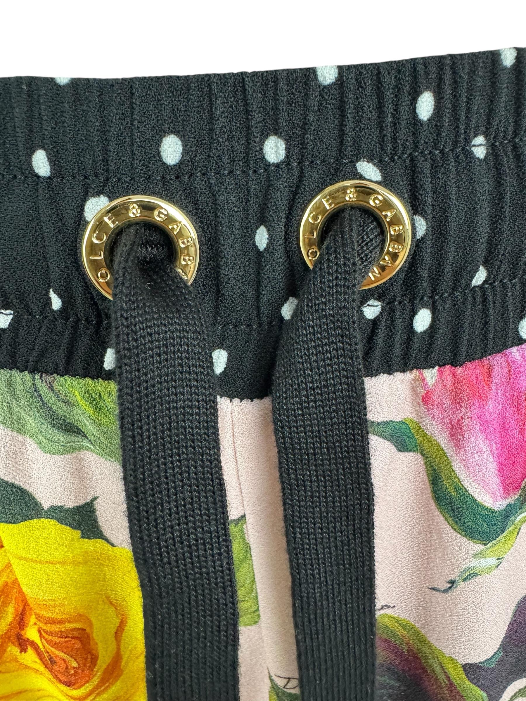 DOLCE GABBANA FLORAL PANTS