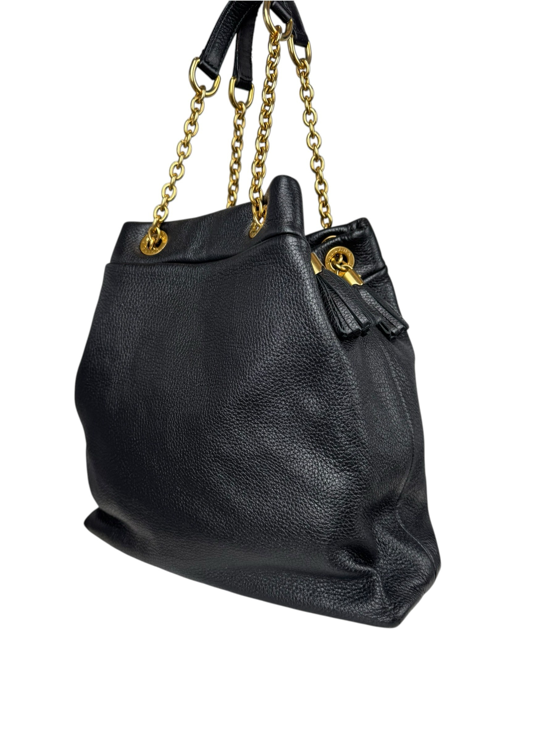 DOLCE GABBANA LEATHER TOTE BAG