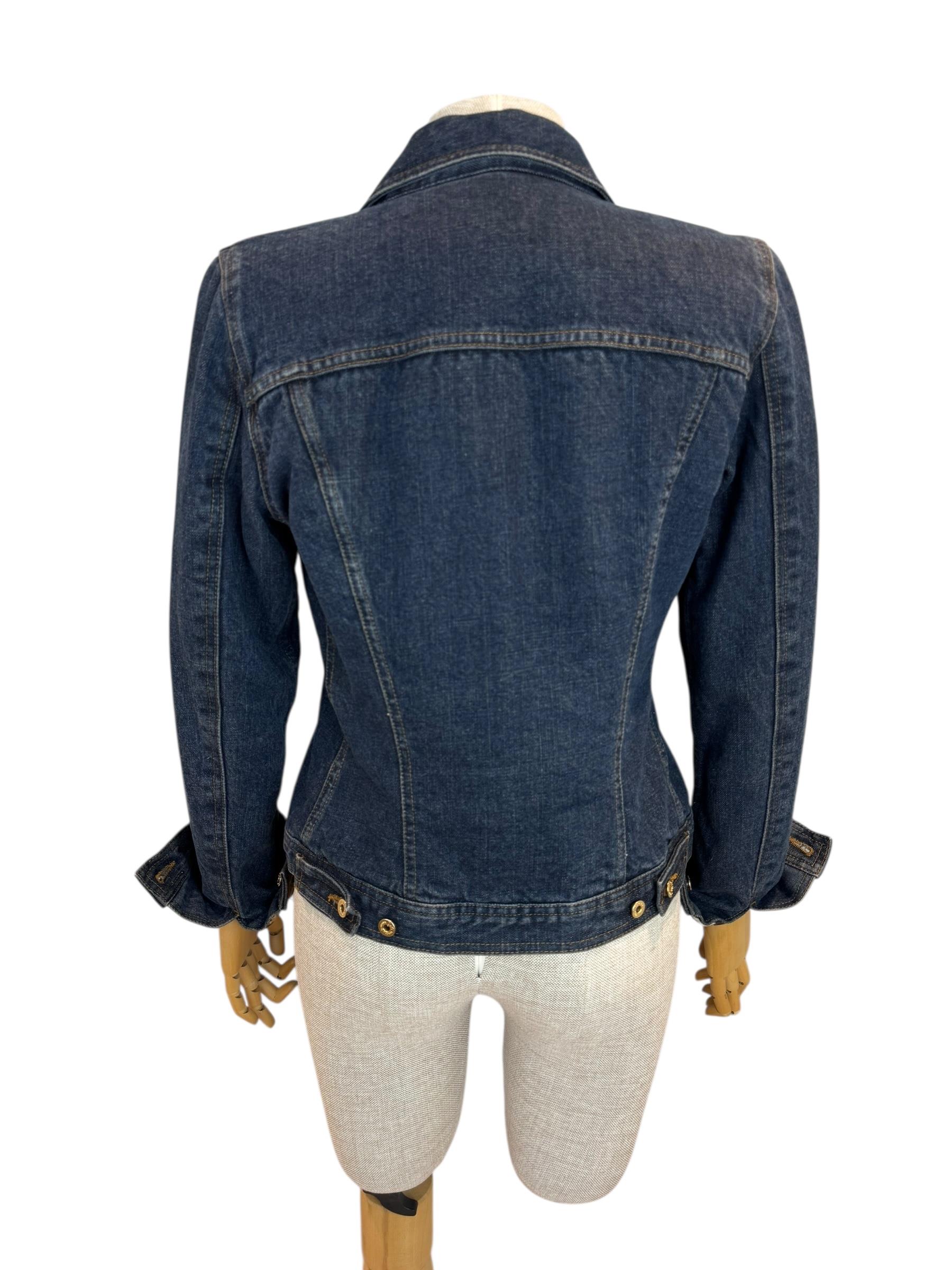 DOLCE GABBANA LEOPARD DENIM JACKET