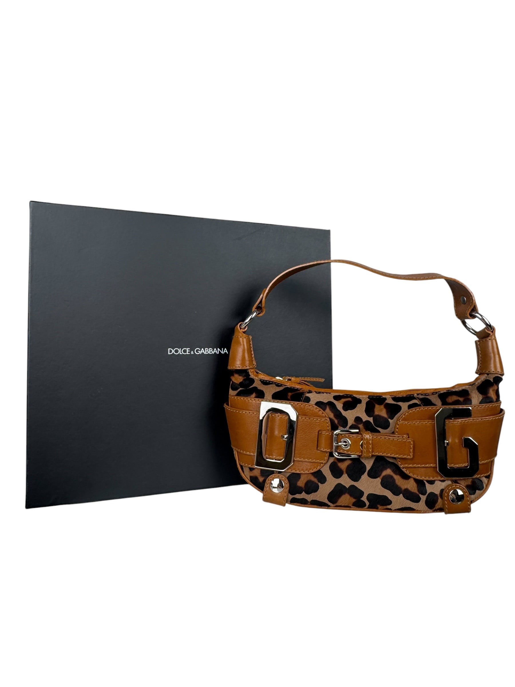 DOLCE GABBANA LEOPARD PRINT BAG