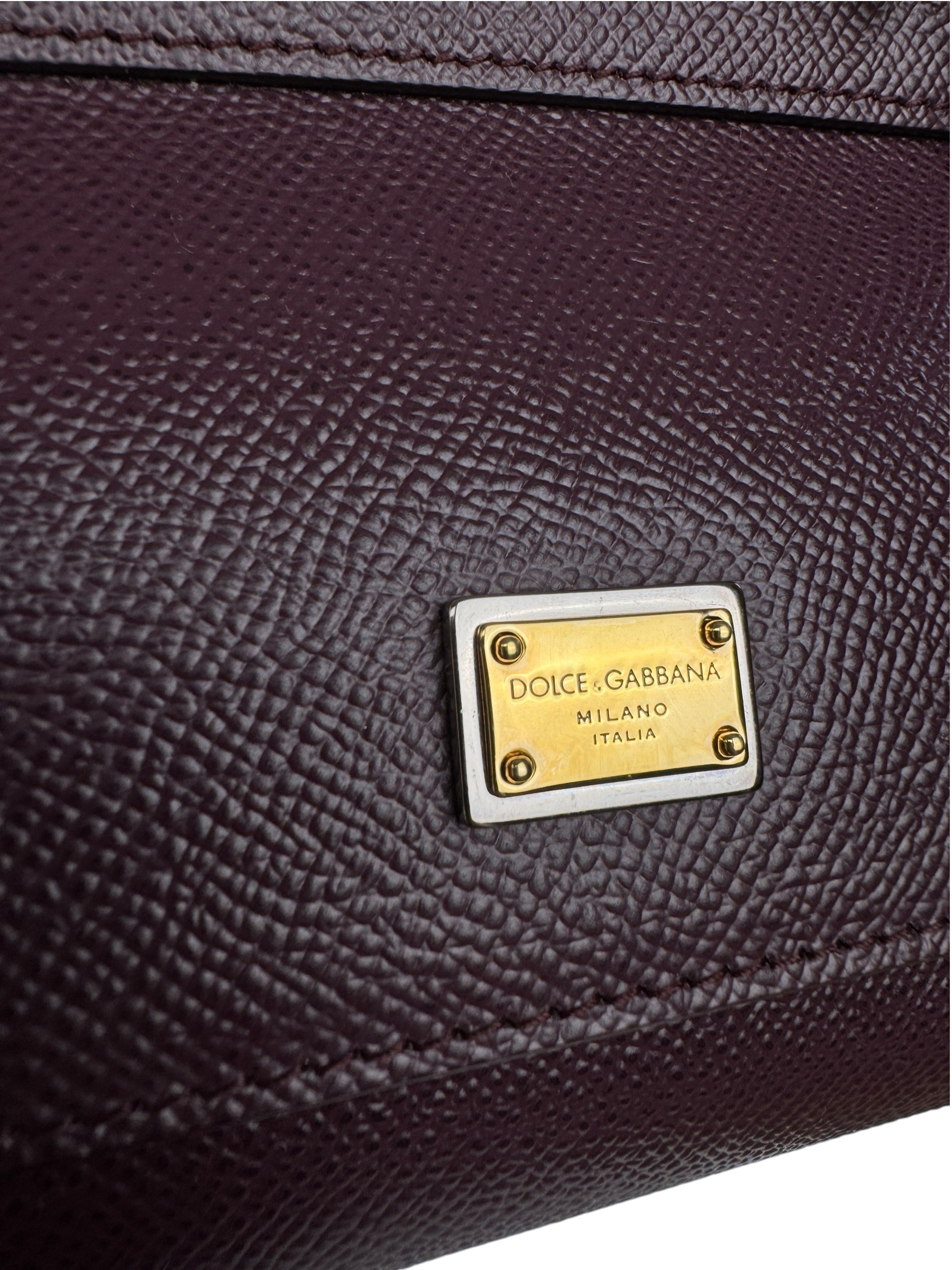 DOLCE GABBANA MINI SICILY BAG