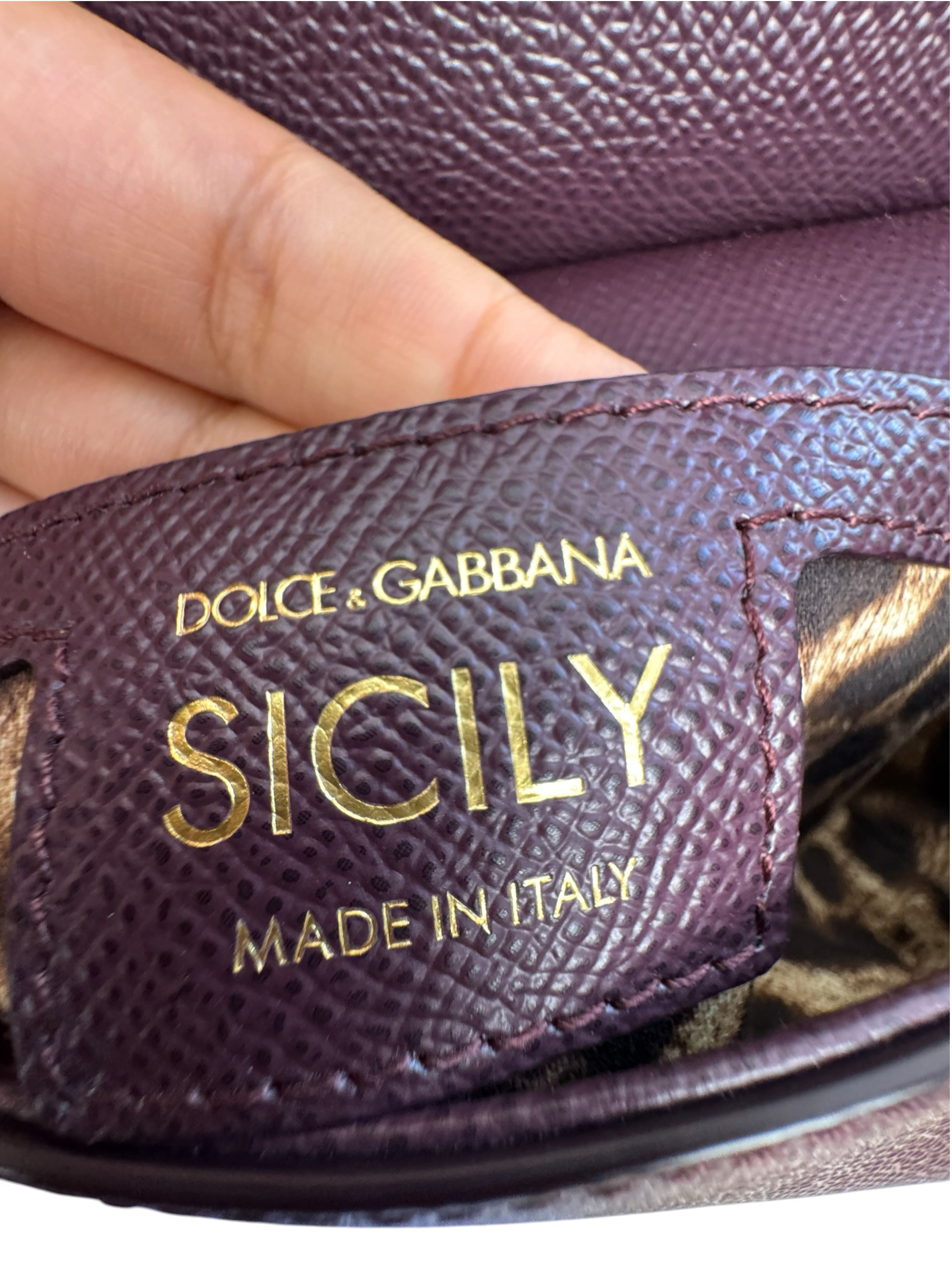 DOLCE GABBANA MINI SICILY BAG