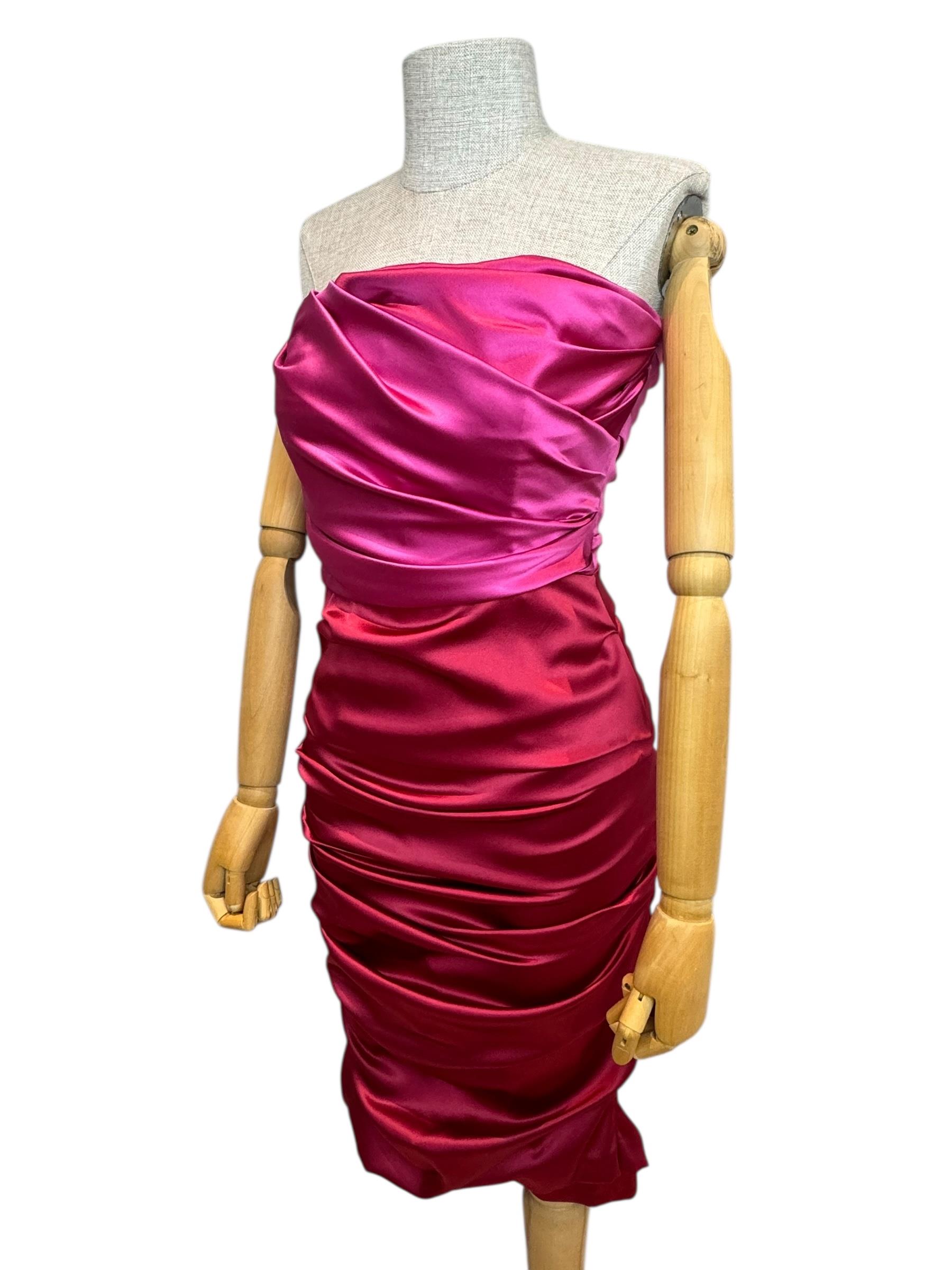 DOLCE GABBANA SILK DRESS