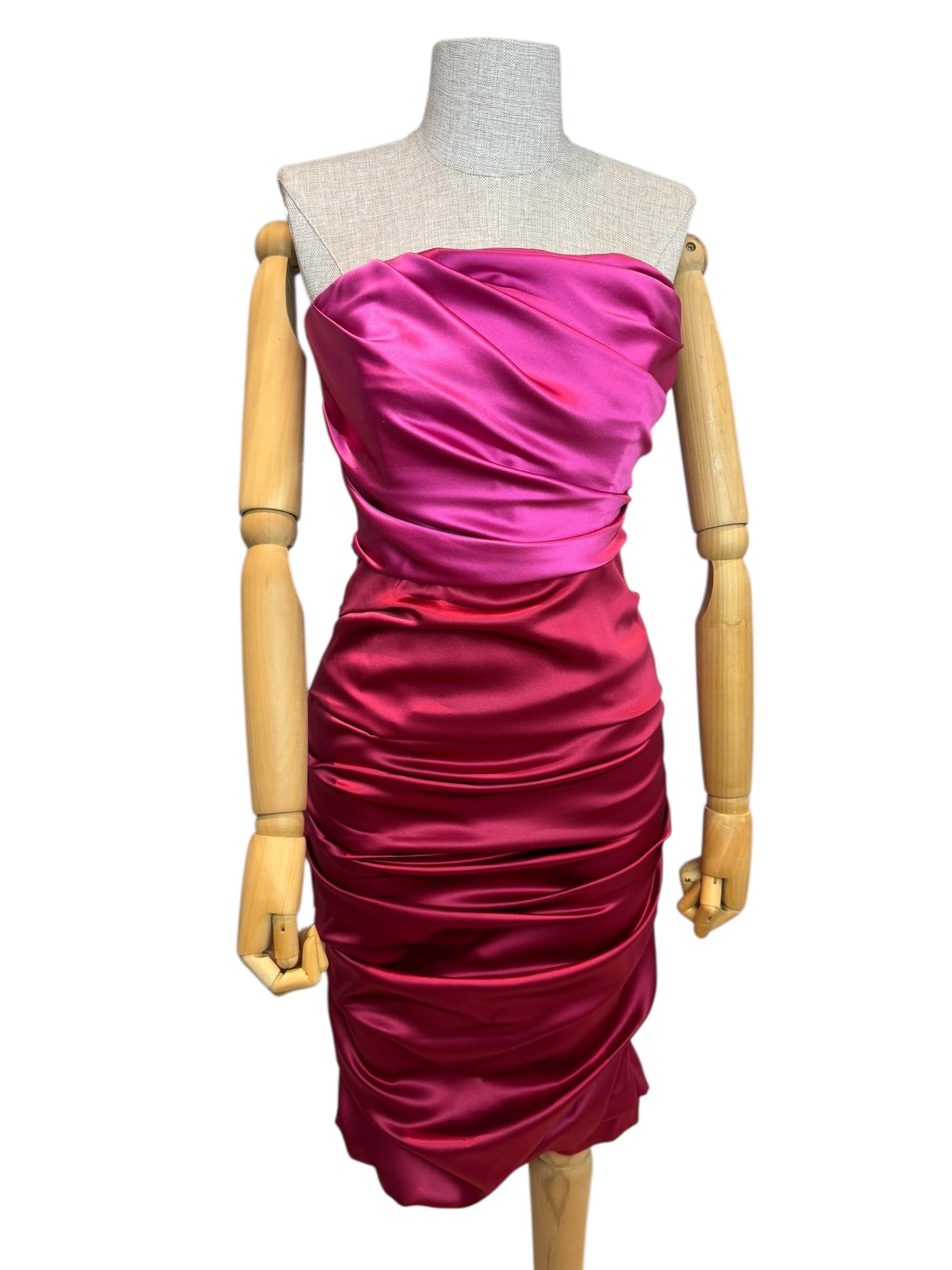 DOLCE GABBANA SILK DRESS